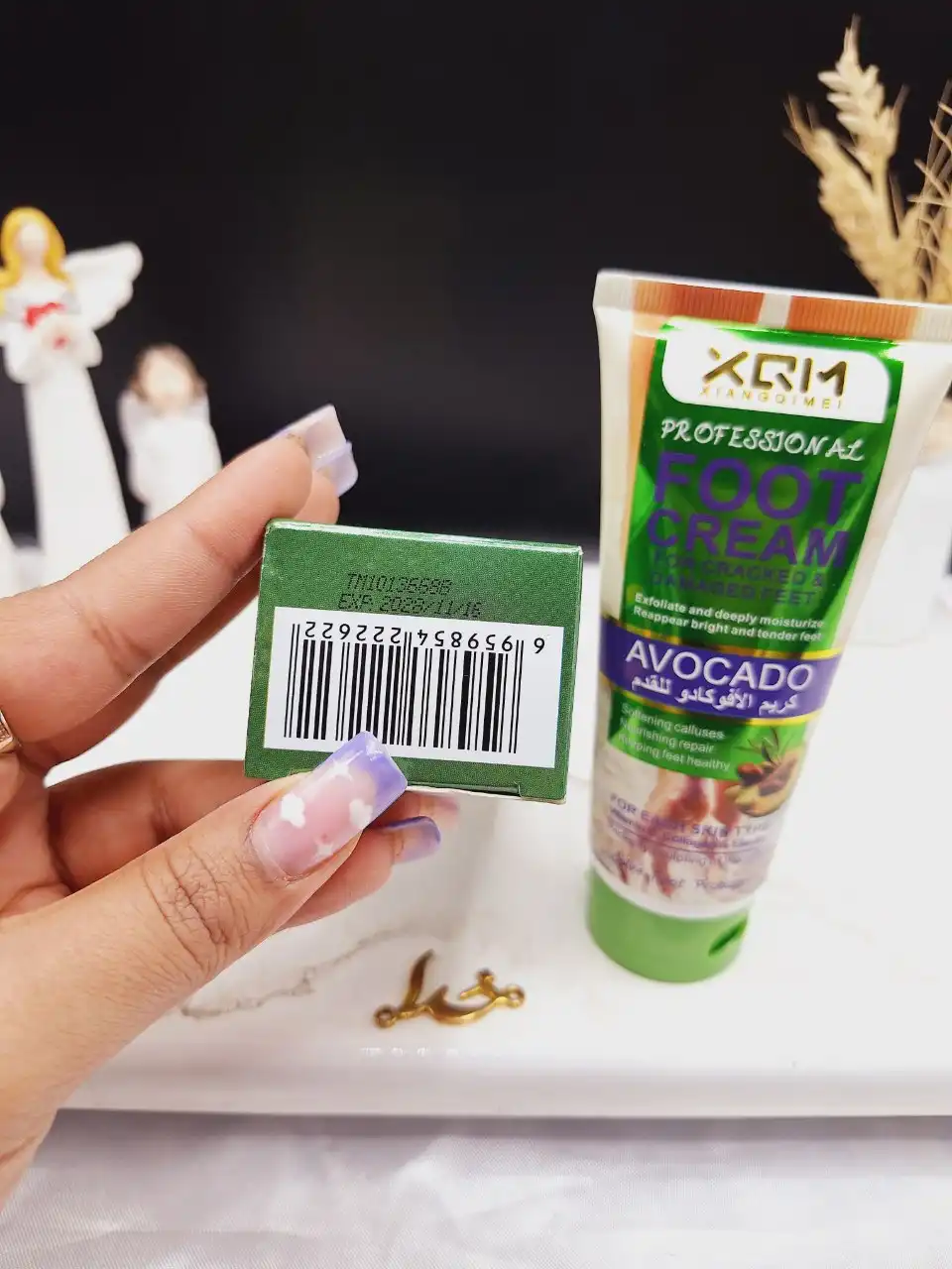 کرم ضد ترک و ترمیم کننده پا با عصاره آواکادو برند XQM کد X2262