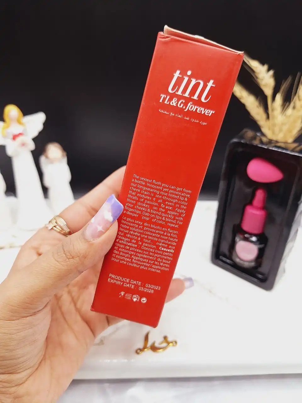 تینت لب همراه با پد مخصوص برند  TI &amp; G.foreverکد TG_613