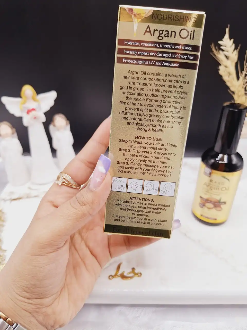 اسپری روغن آرگان مو برند راکو   RAKO کد RK1189