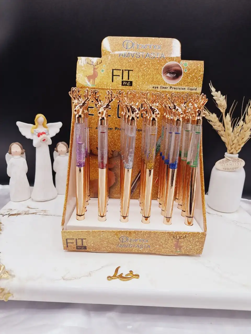 خط چشم ماژیکی آکواریومی طرح گوزن برند فلوننور Flovnnor کد 3253