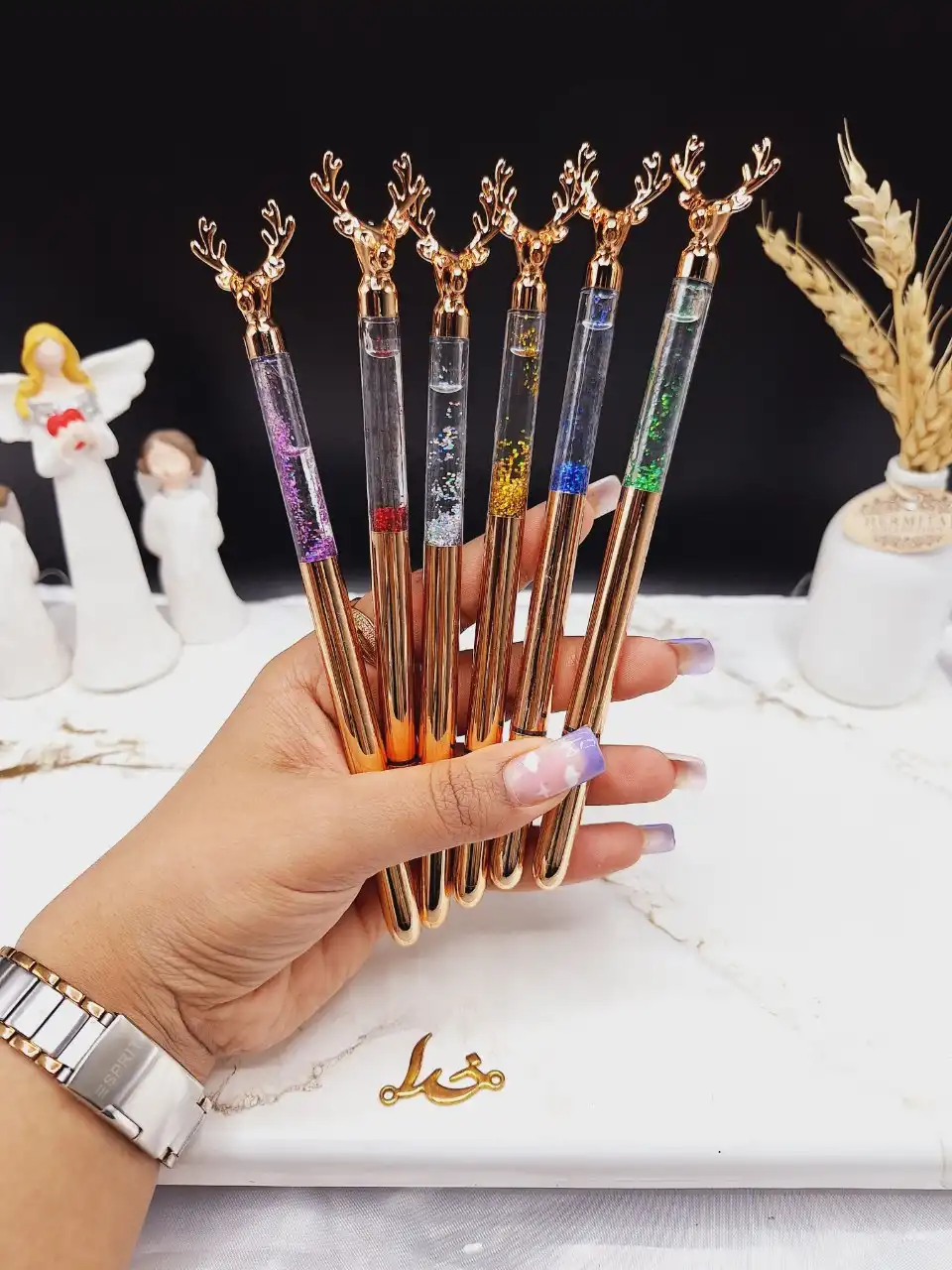 خط چشم ماژیکی آکواریومی طرح گوزن برند فلوننور Flovnnor کد 3253