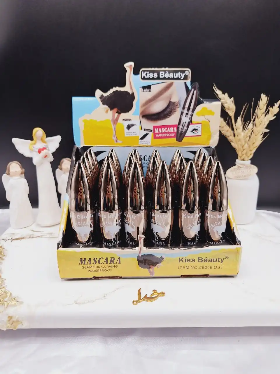 ریمل حجم دهنده و بلند کننده شتر مرغ برند کیس بیوتی کد 56249