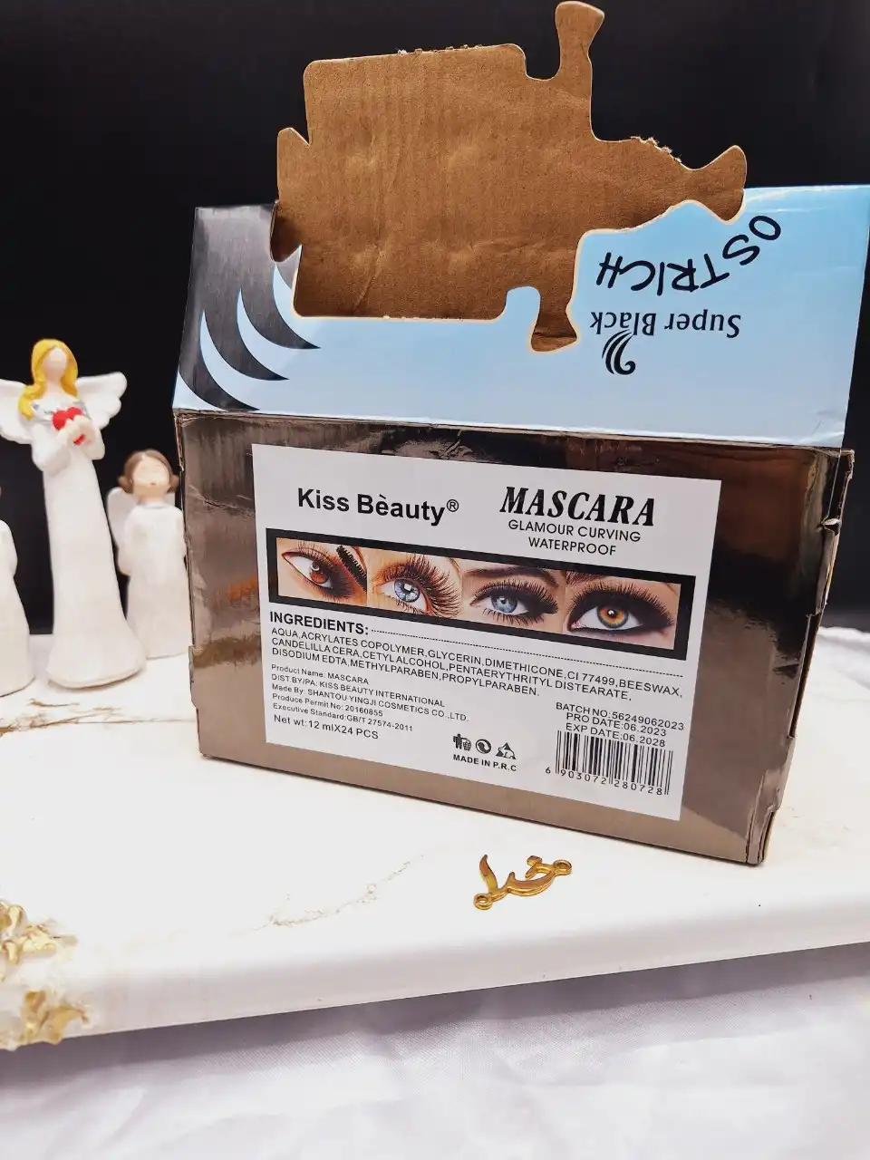 ریمل حجم دهنده و بلند کننده شتر مرغ برند کیس بیوتی کد 56249