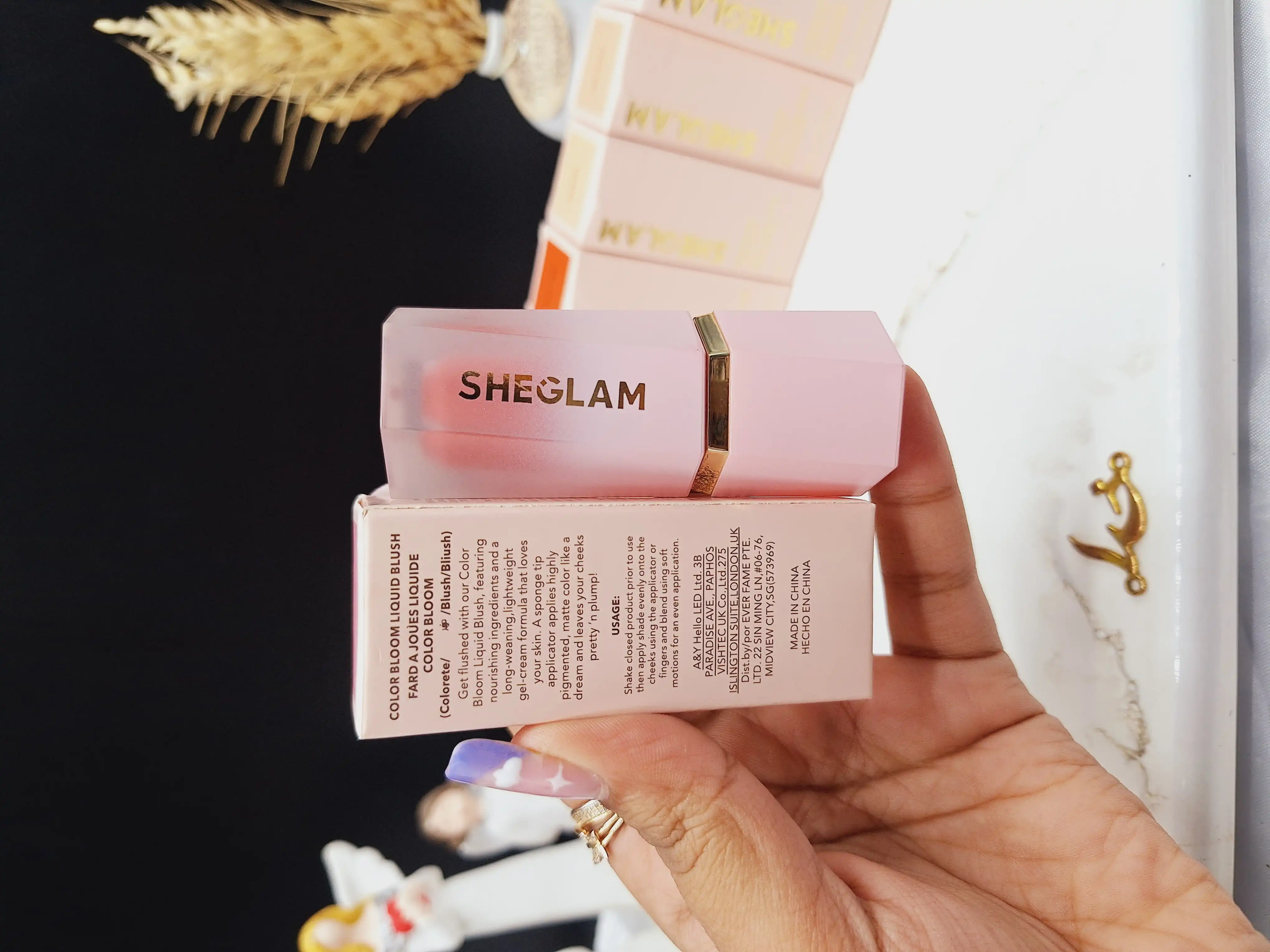رژ گونه مایع پد دار برند شگلم SHEGLAM کد 0200