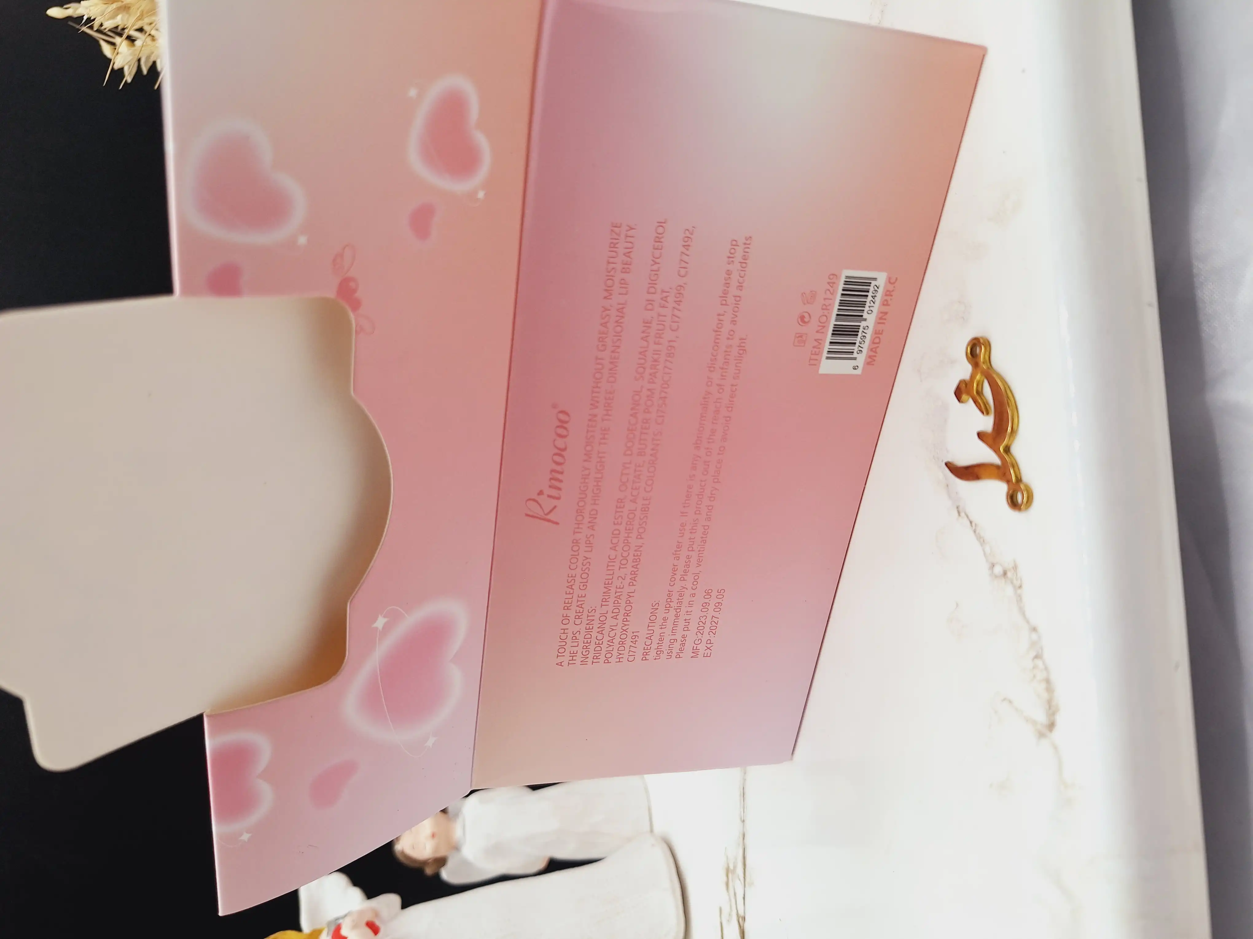 رژ گونه پودری همراه با پد کره ای برند ریمکو Rimocoo کد R1249