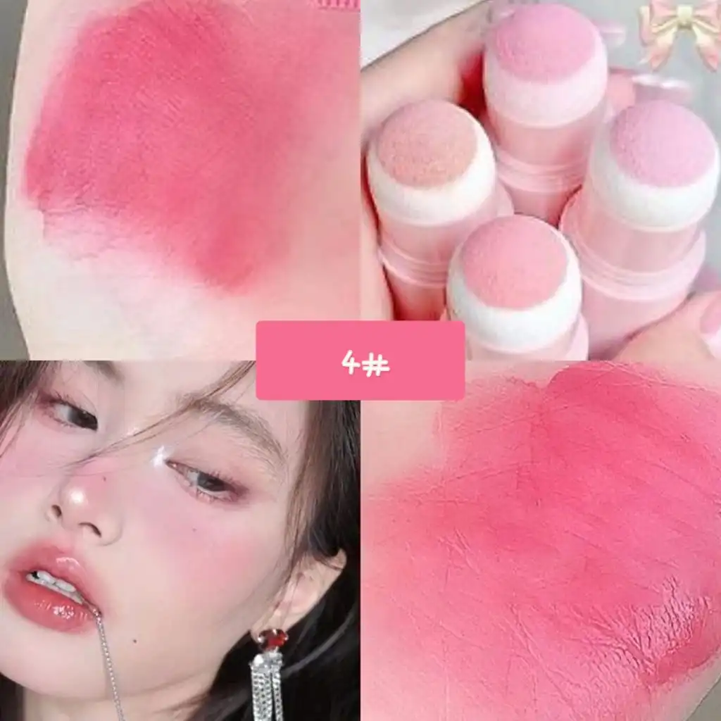 رژ گونه پودری همراه با پد کره ای برند ریمکو Rimocoo کد R1249