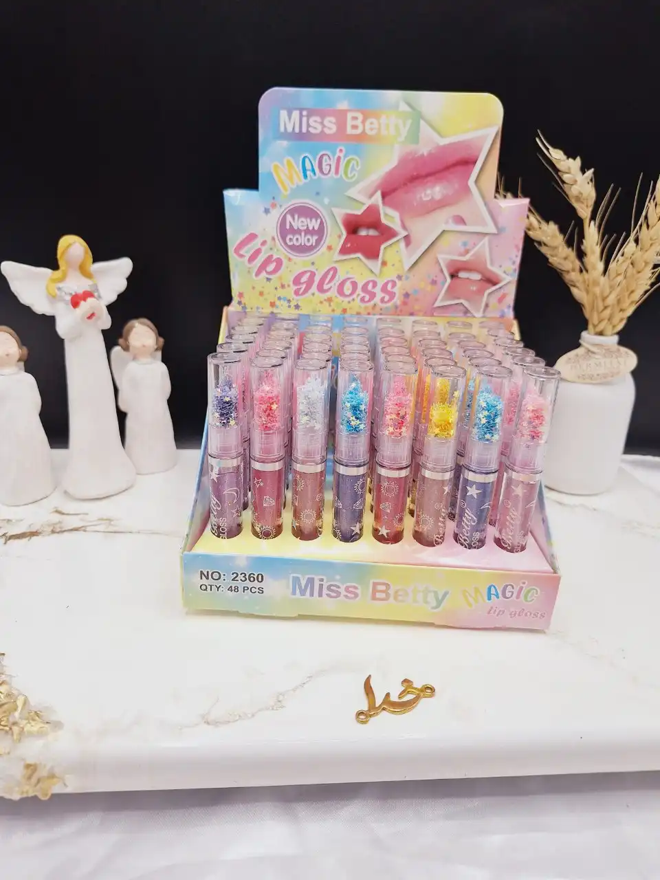 لیپ گلاس گلیتر دار فانتزی میس بتی Miss Betty کد 2360