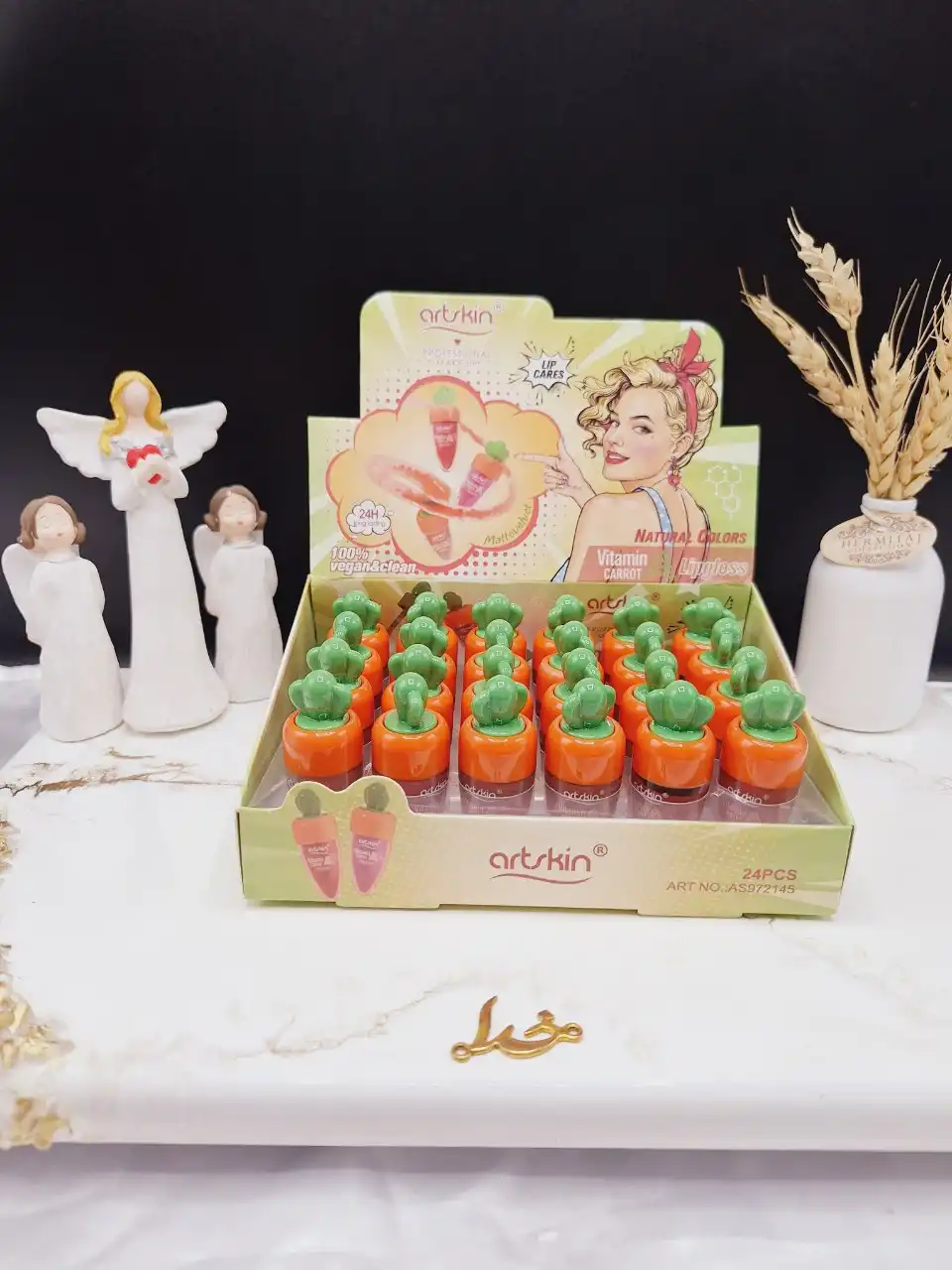 پک رژ لب مایع 6 عددی طرح هویج آرت اسکین artskin کد AS 972145