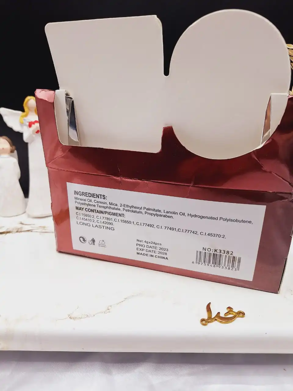 پک رژ لب جامد مات 6 عددی شاین دار میس بتی Miss Betty کد K 3382