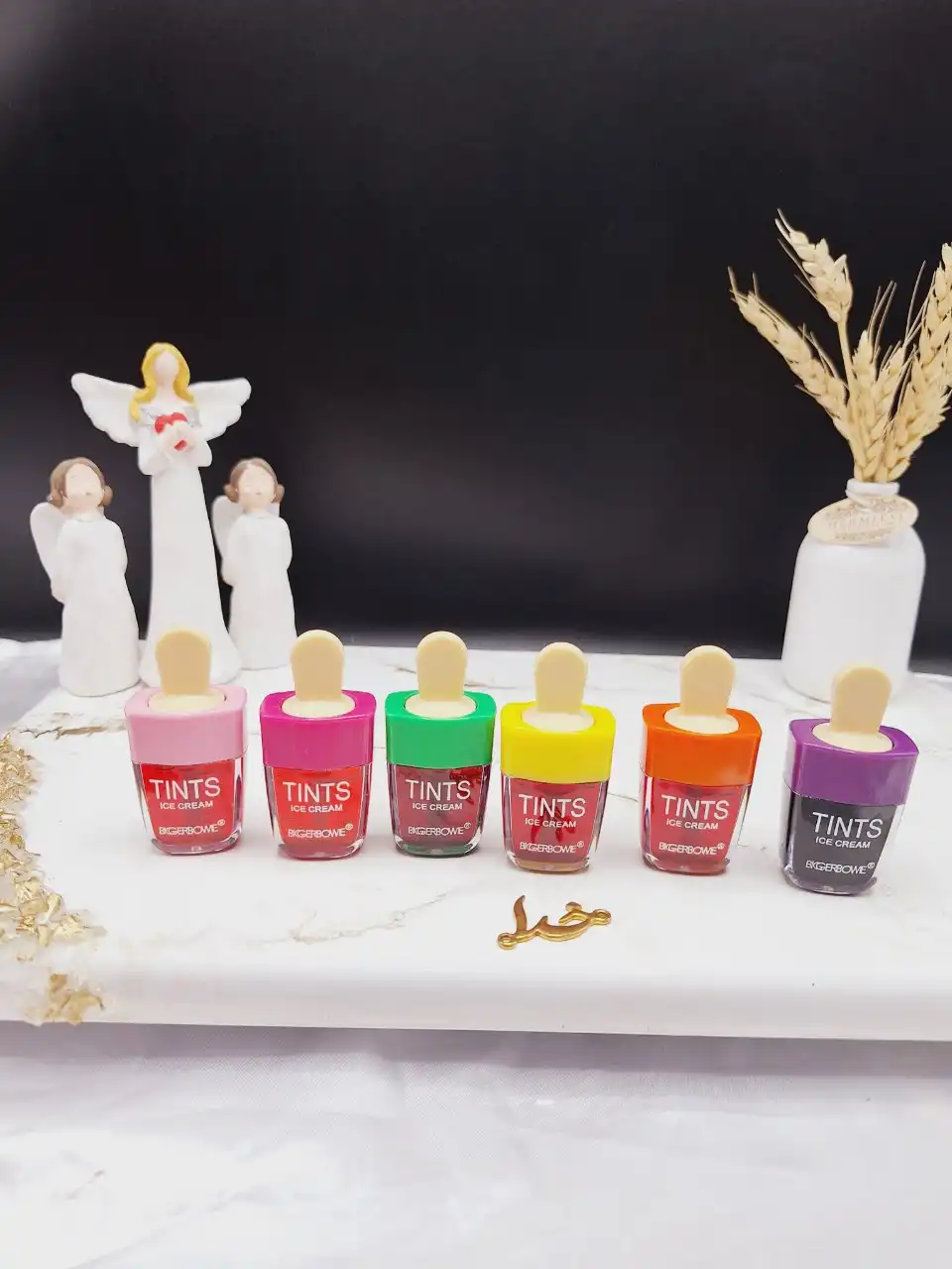 تینت لب طرح بستنی چوبی BIGERBOWIE کد 5143