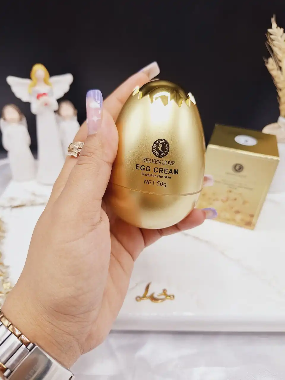 کرم سفید کننده پوست طرح تخم مرغ کد HD_1128A