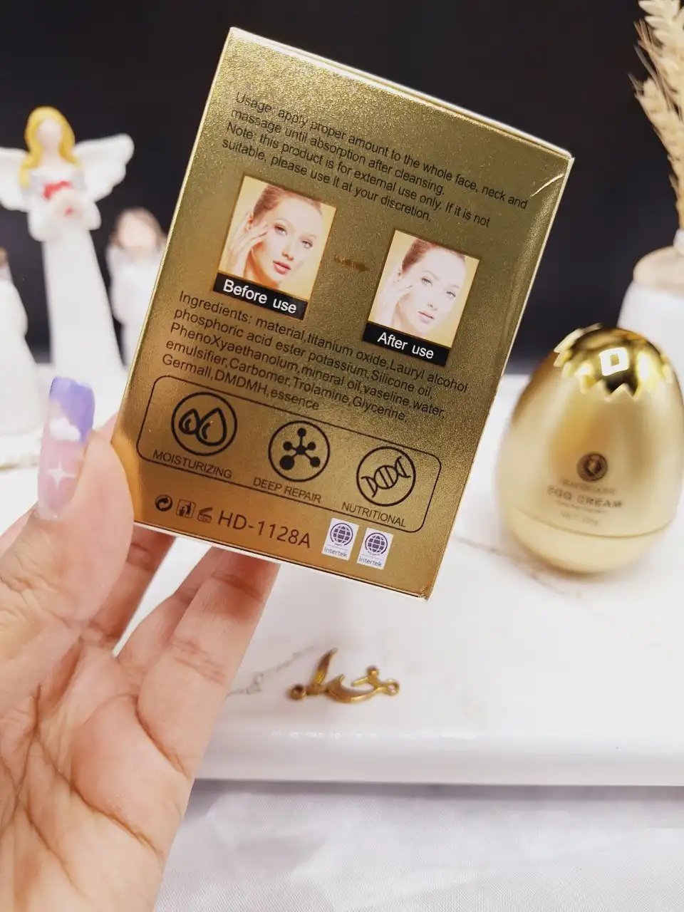 کرم سفید کننده پوست طرح تخم مرغ کد HD_1128A