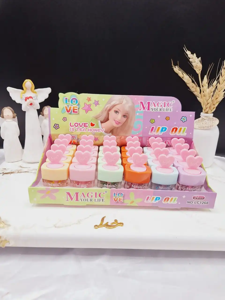 برق لب طرح بستنی قلبی مجیک MAGIC کد LC1268