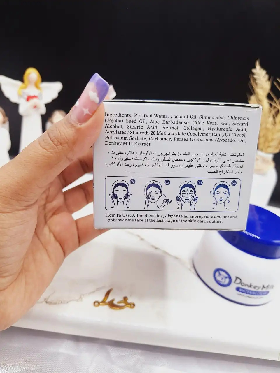 کرم سفید کننده شیر الاغ کیفیت عالی راکو کد RK 1194