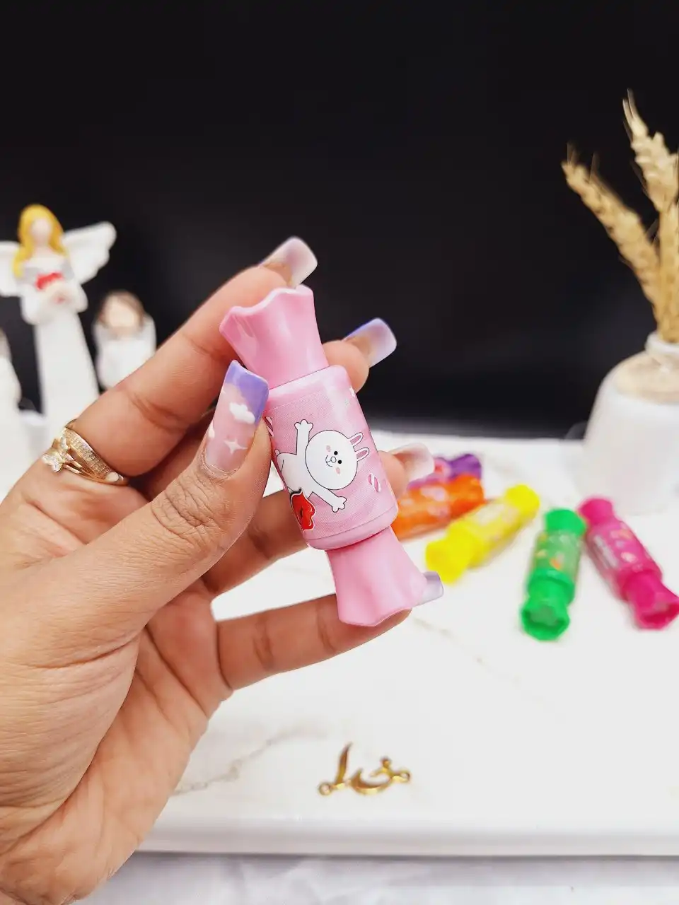 تینت لب شکلاتی طرح میشا بیوتی سیتی کد 5002