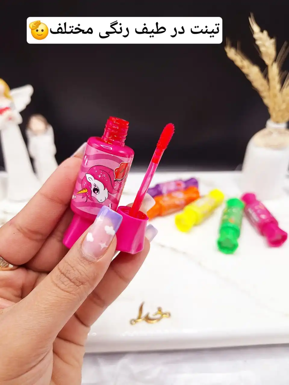 تینت لب شکلاتی طرح میشا بیوتی سیتی کد 5002