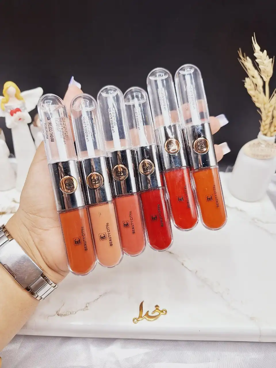 پک رژ لب مایع و برق لب 12 عددی بیوتی سیتیBEAUTY CITY کد GN008