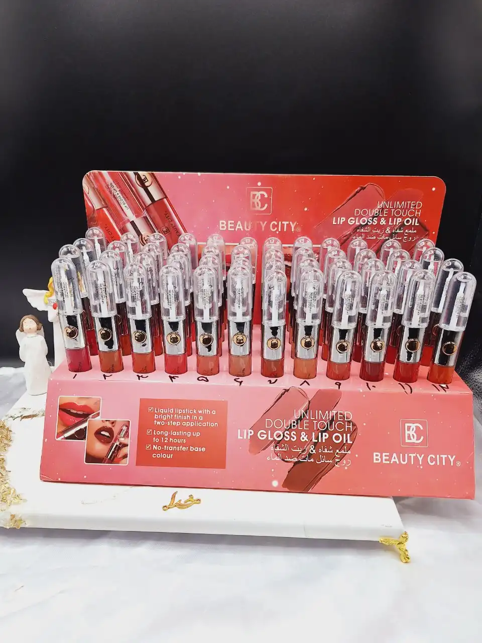 پک رژ لب مایع و برق لب 12 عددی بیوتی سیتیBEAUTY CITY کد GN008