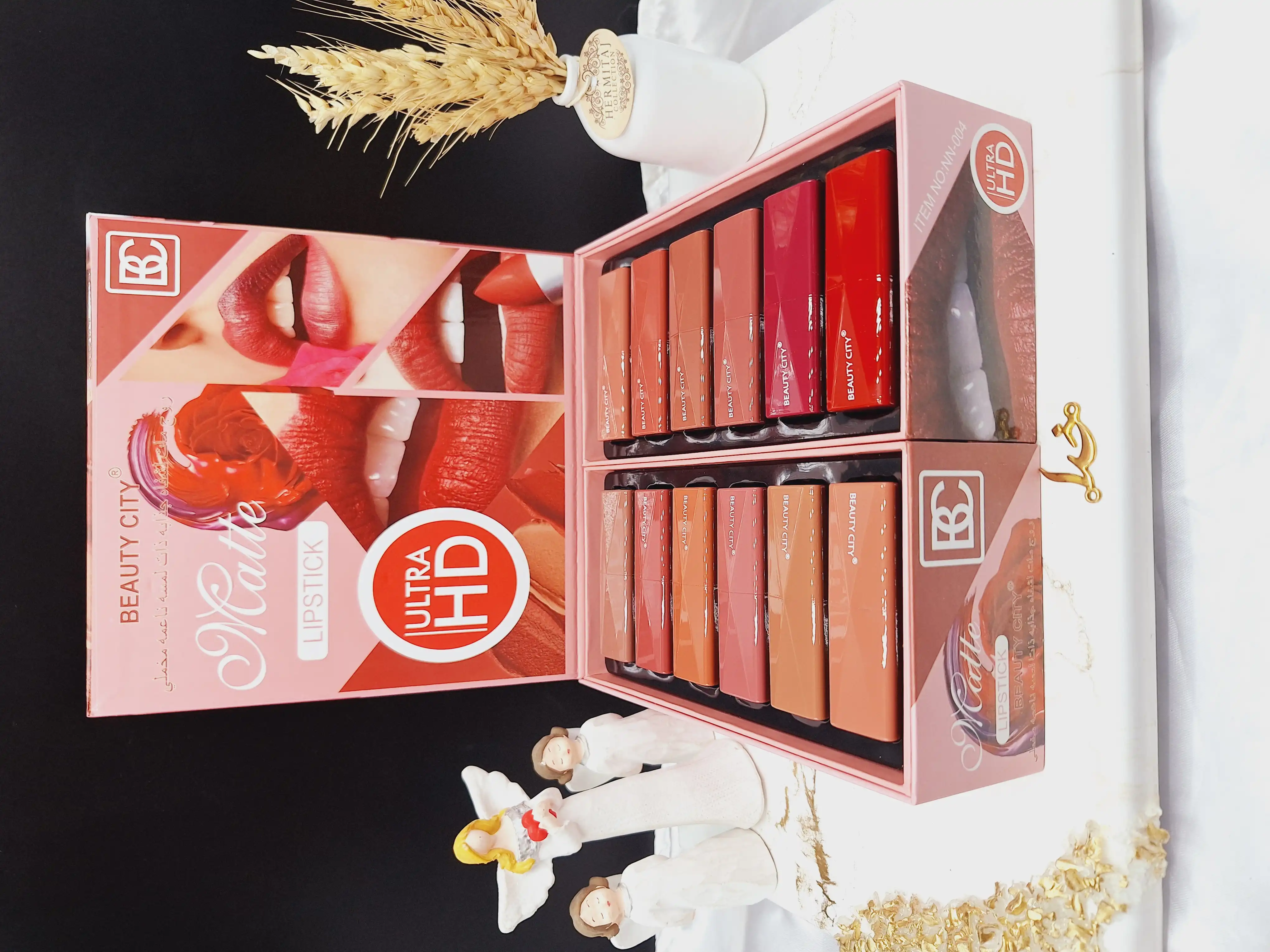 پک رژ جامد مات 24 رنگ بیوتی سیتی BEAUTY CITY کدNN_004