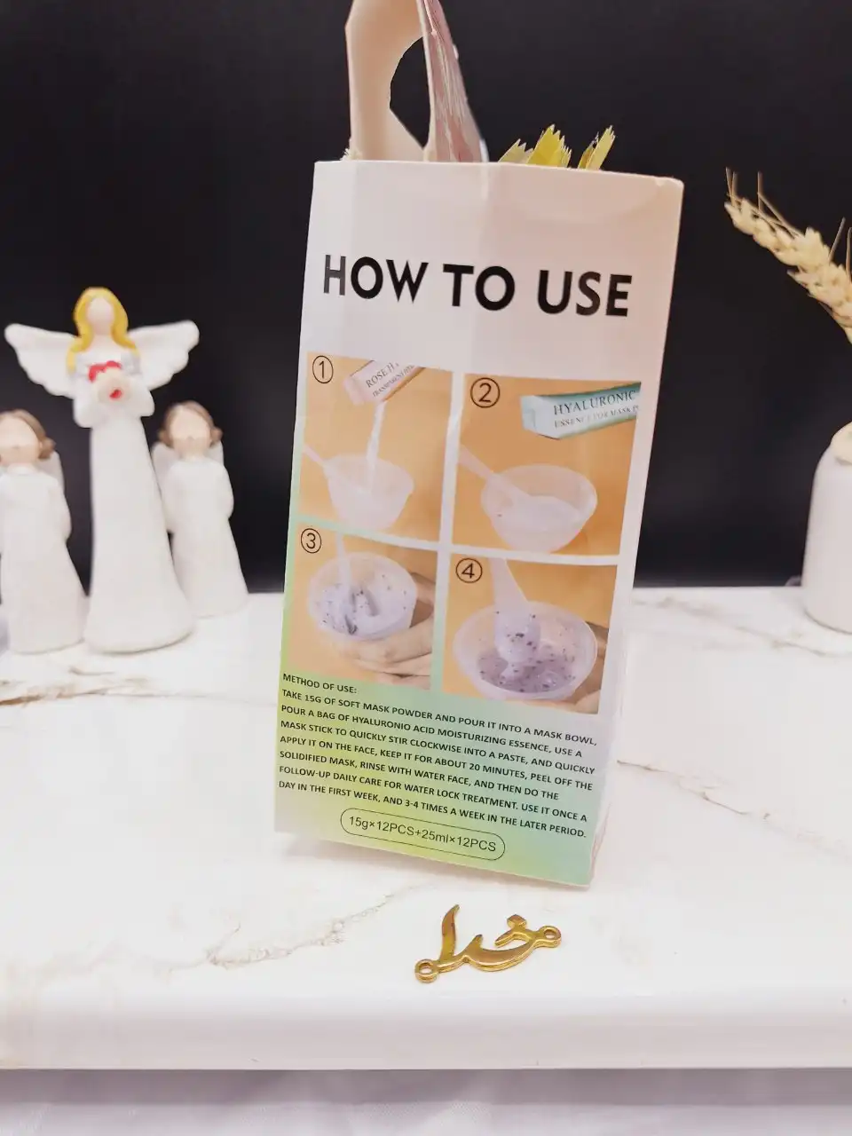 ماسک هیدروژلی ساشه ای مرطوب کننده گل رز