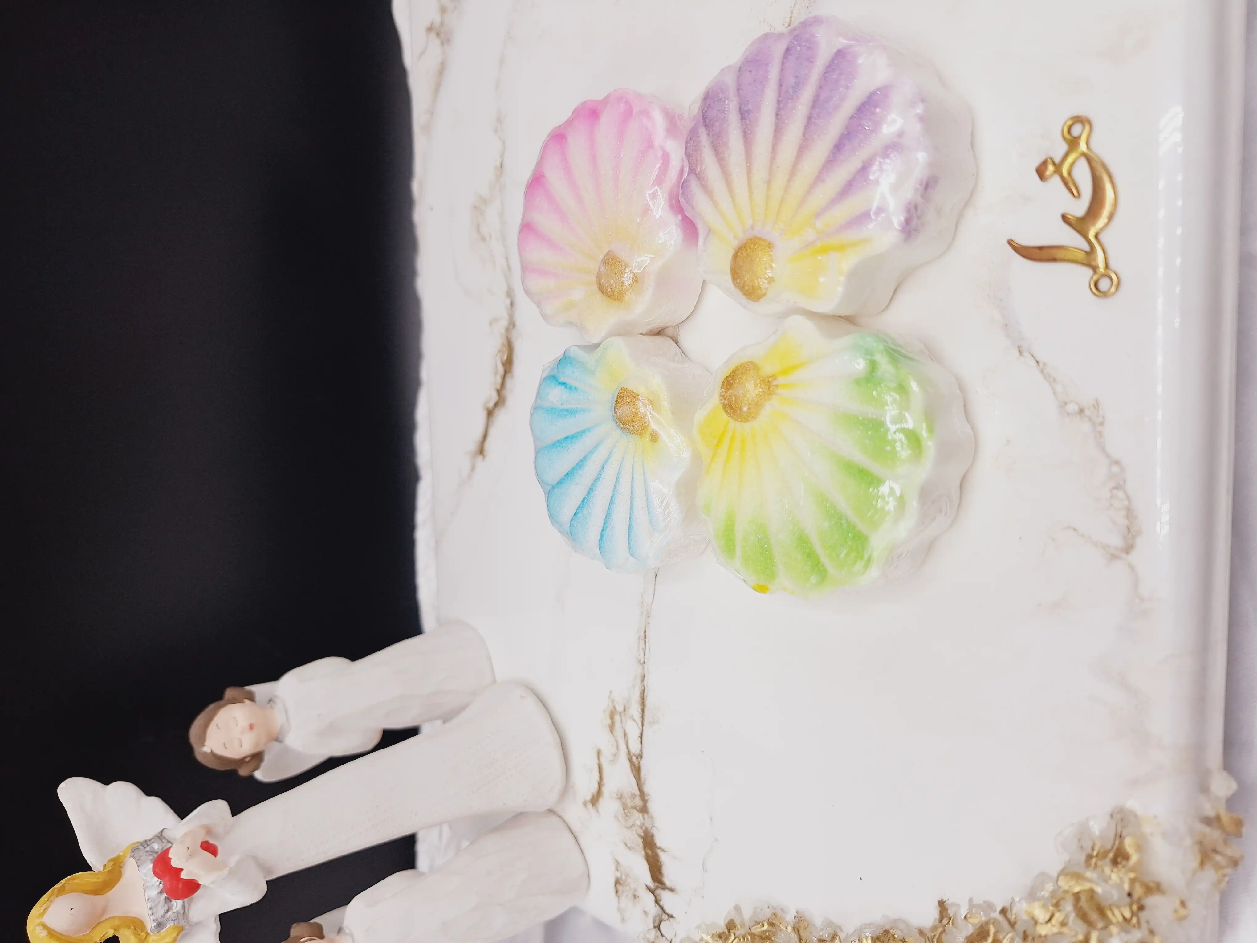 کوکتل و پدیکور طرح صدف 60 گرم با جوشش عالی