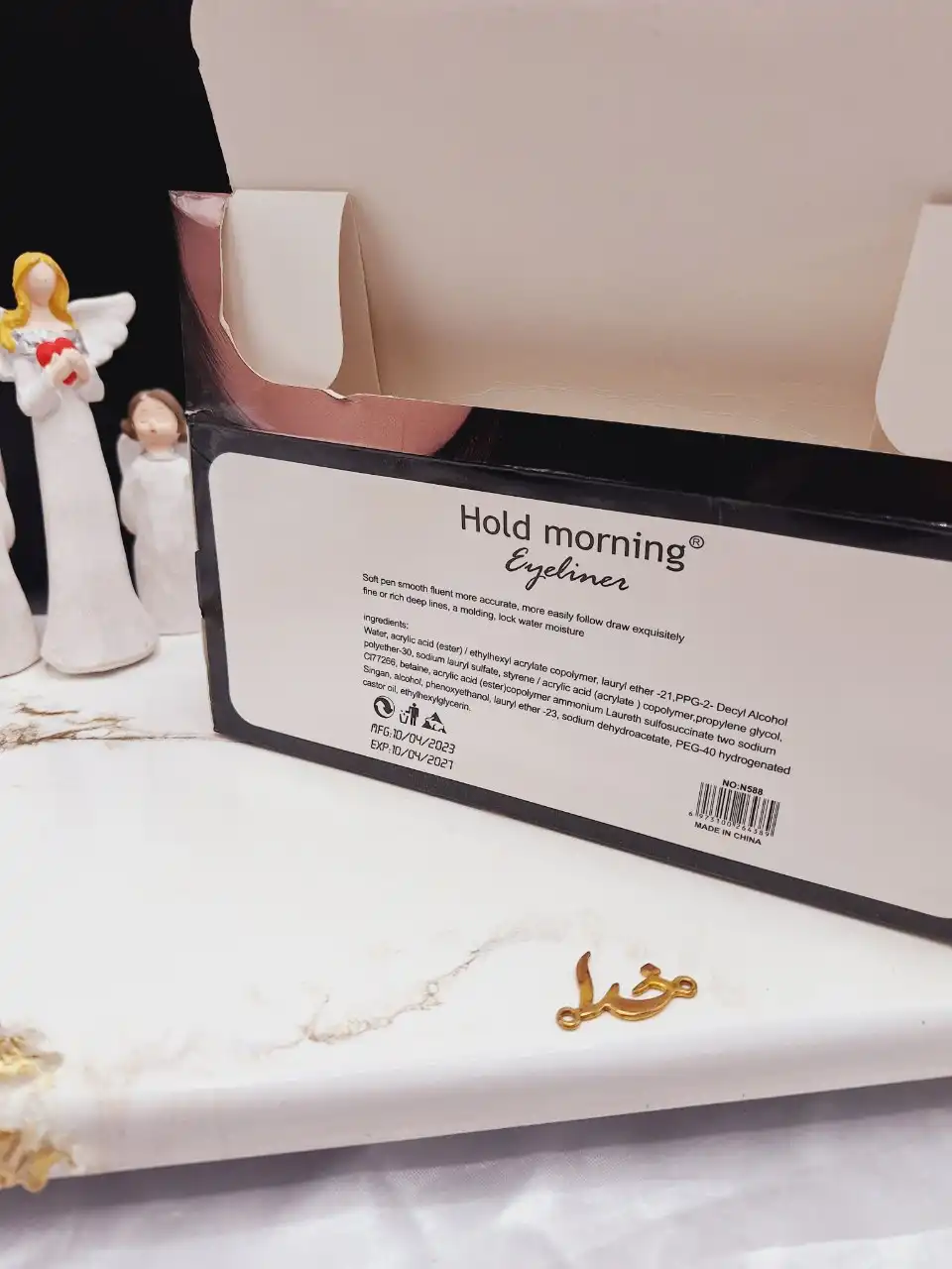 خط چشم ماژیکی ضد آب پوکه مشکی هولد مورنینگ Hold morning کدN588