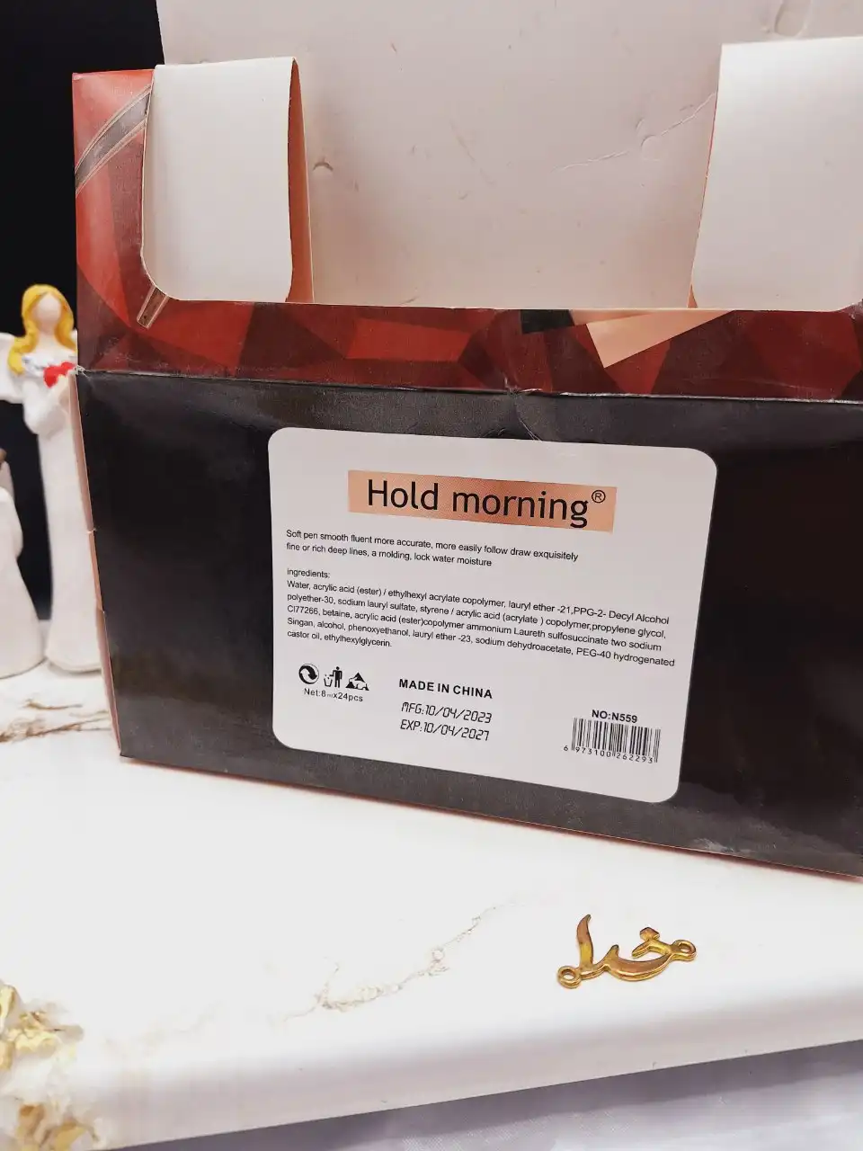 خط چشم ماژیکی کوزه قرمز برند هلد مرنینگ Hold morning کد N559