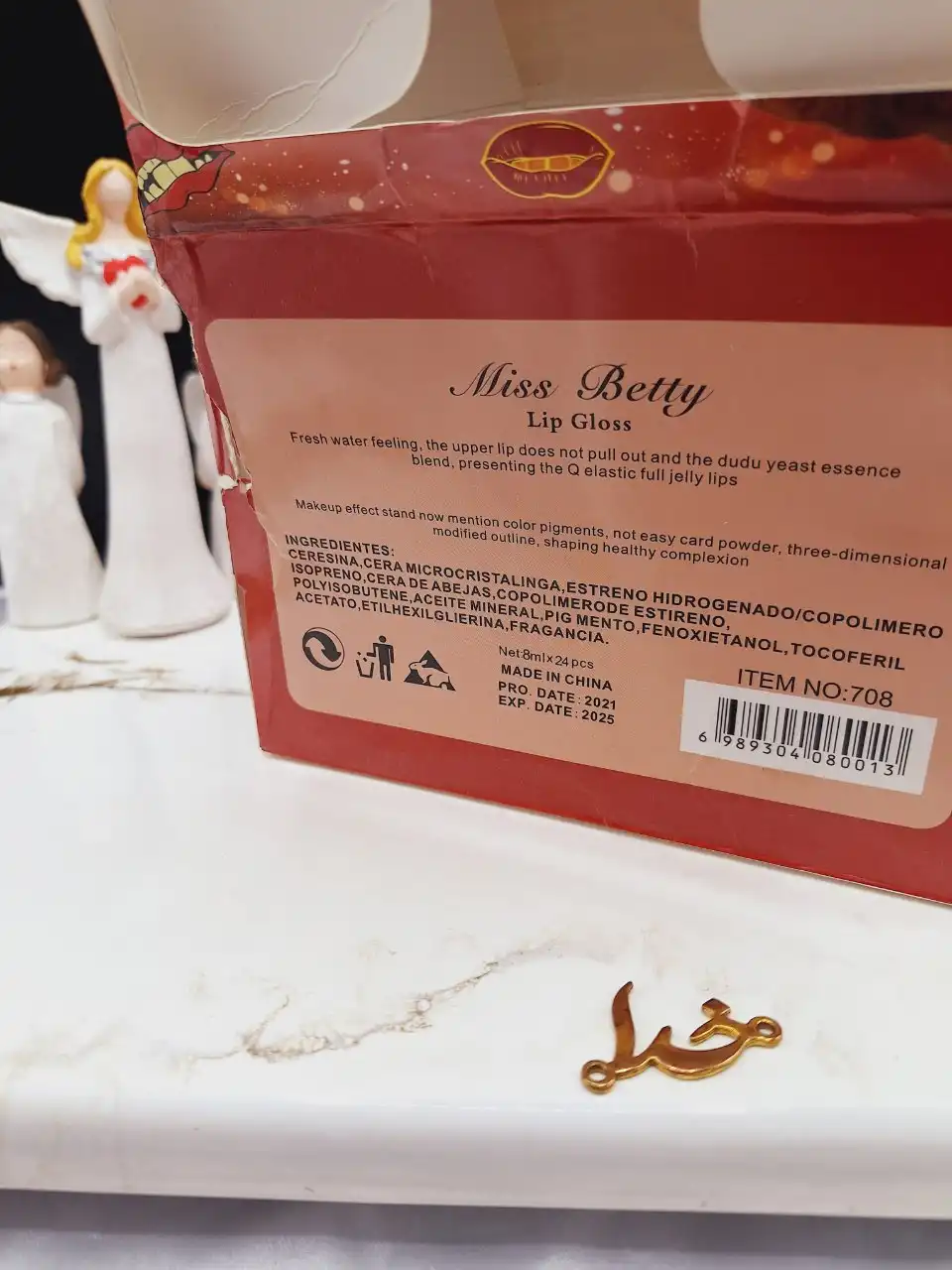 پک 6عددی رژ مایع دخترانه برند میس بیوتی Miss Betty کد 708