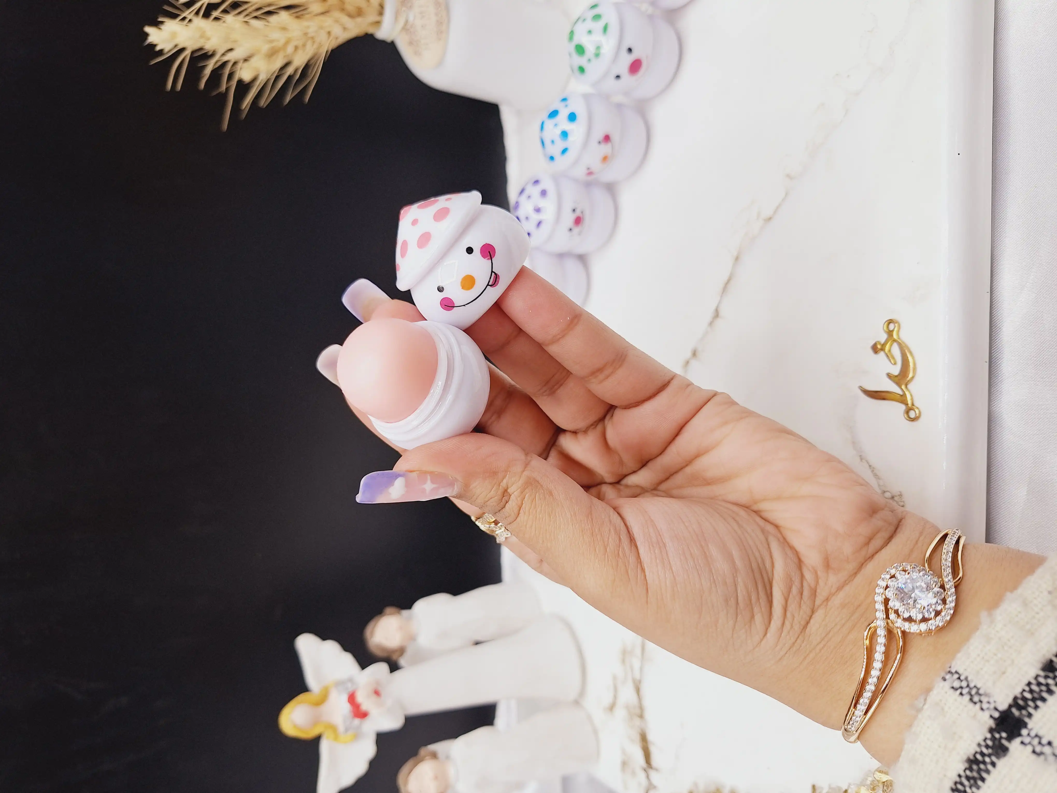 بالم لب طرح آدم برفی مجیک MAGIC  کد LS107