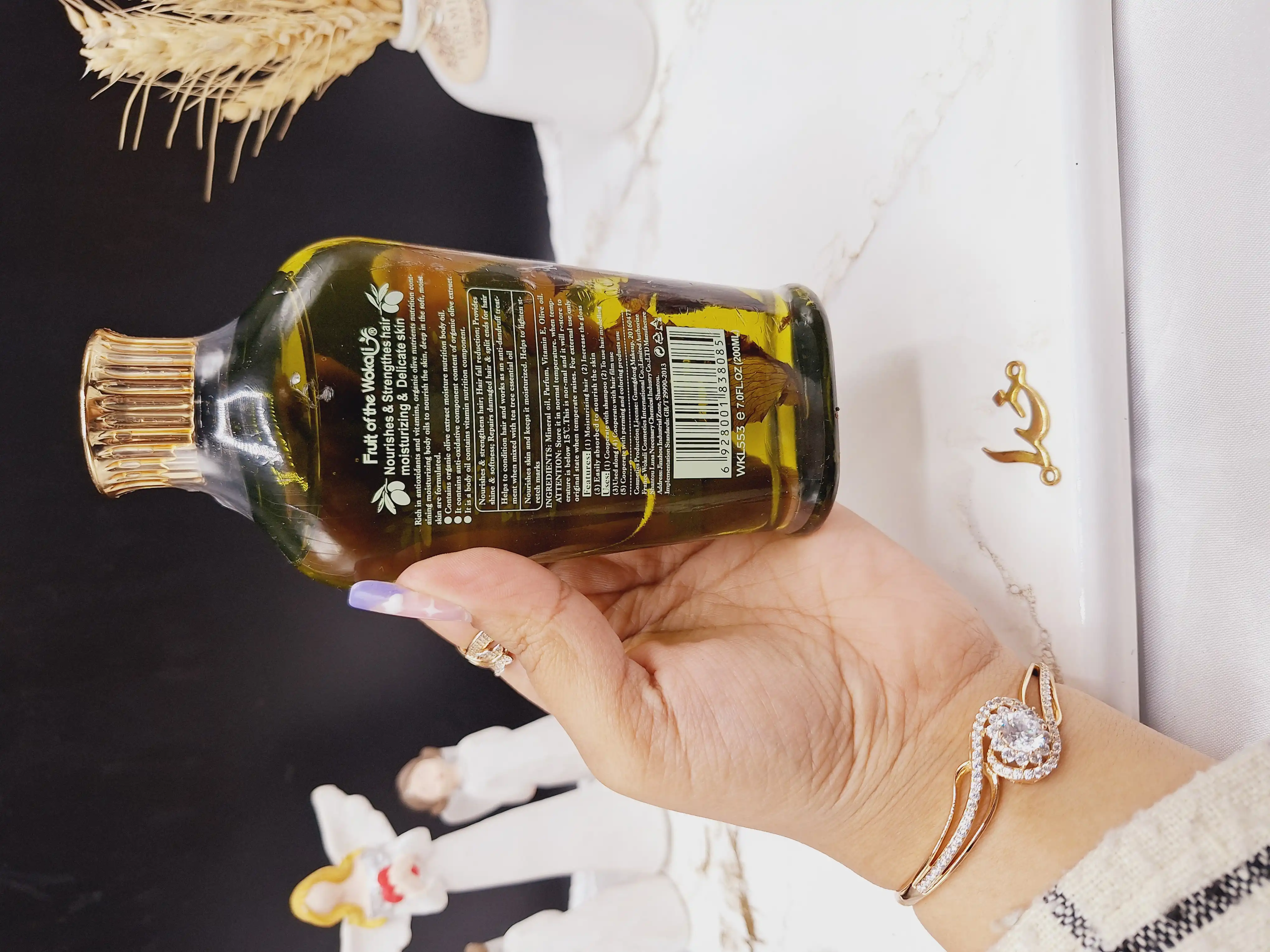 روغن مو ارگانیک زیتون وکالی Wokali کد WKL553