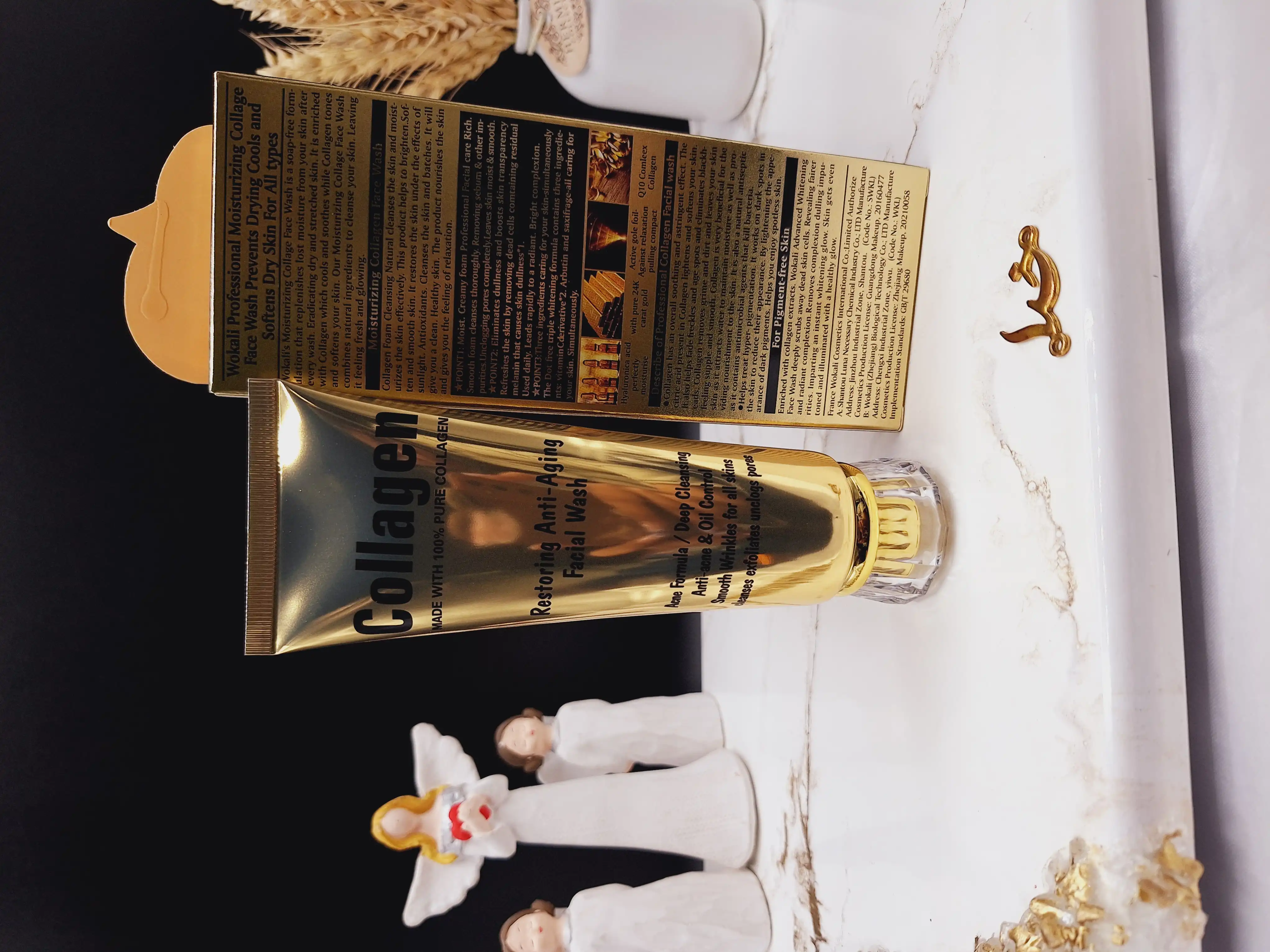 فوم شستشو کنترل کننده چربی و آکنه کلاژن وکالی Wokali کد HF2009