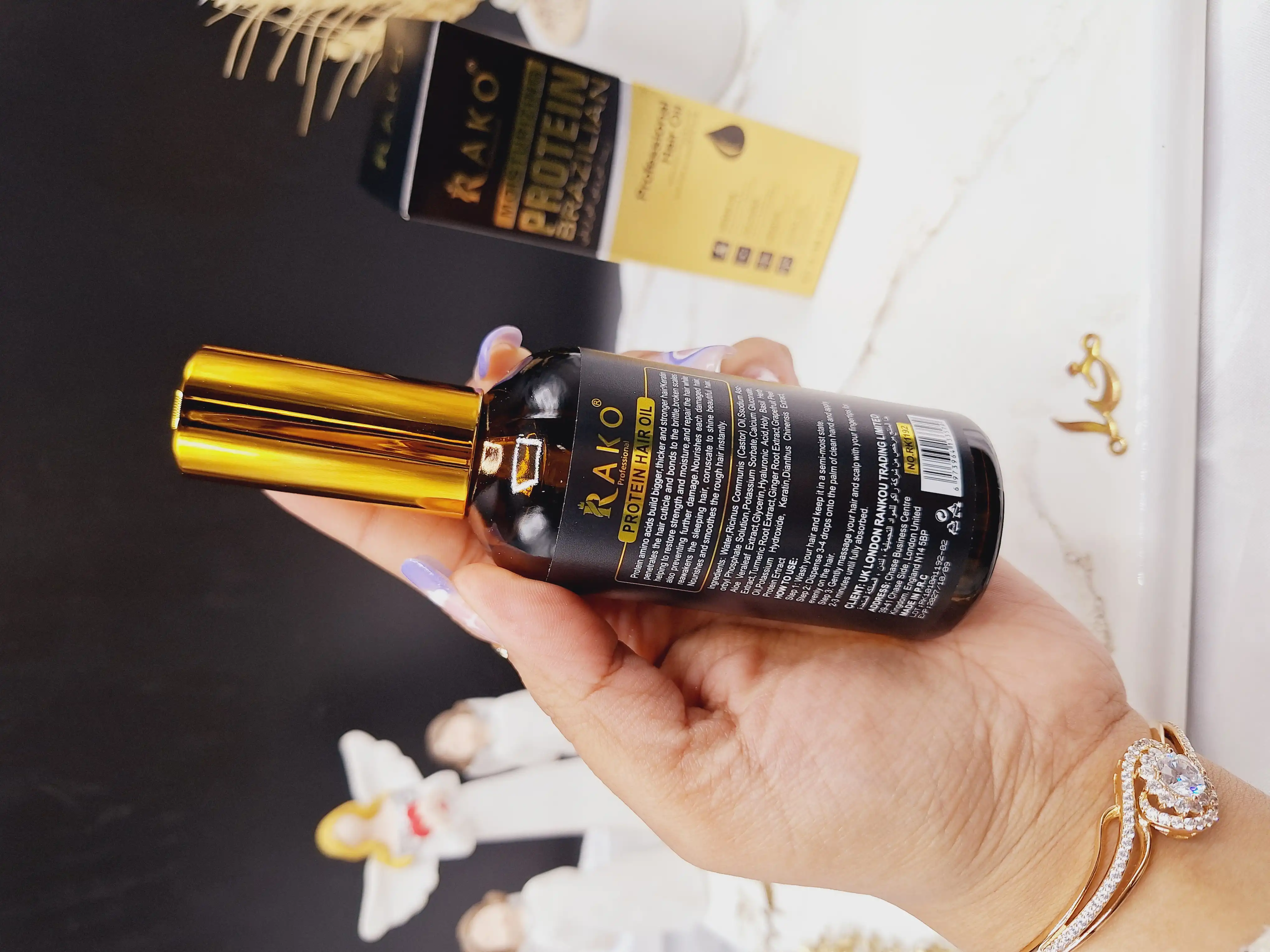 روغن مو حرفه ای کراتین و پروتئین راکو RAKO کد RK1192