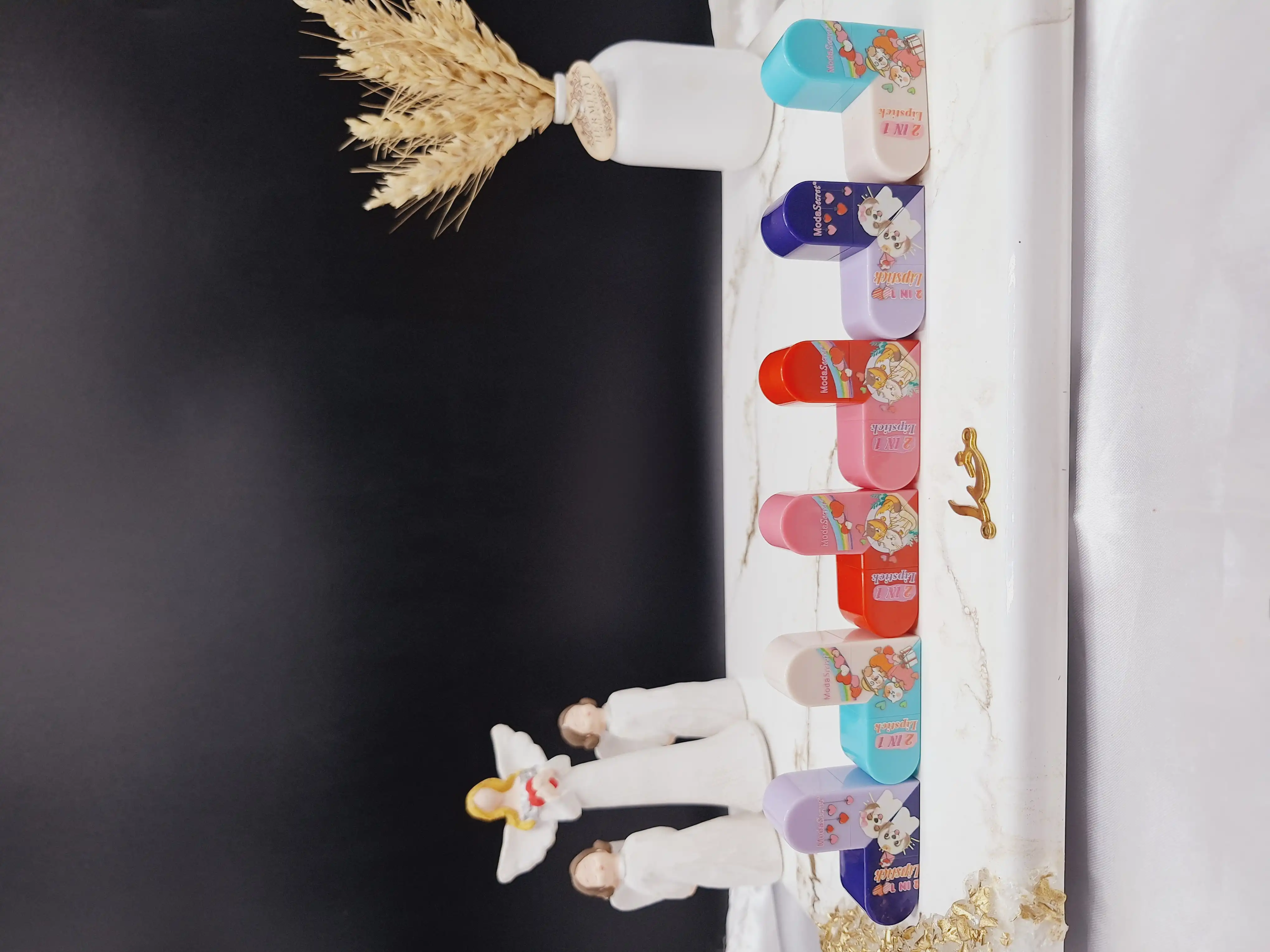 پک 2 تایی بالم لب و رژ لب مدا سکرت Moda Secret کد YL_0092