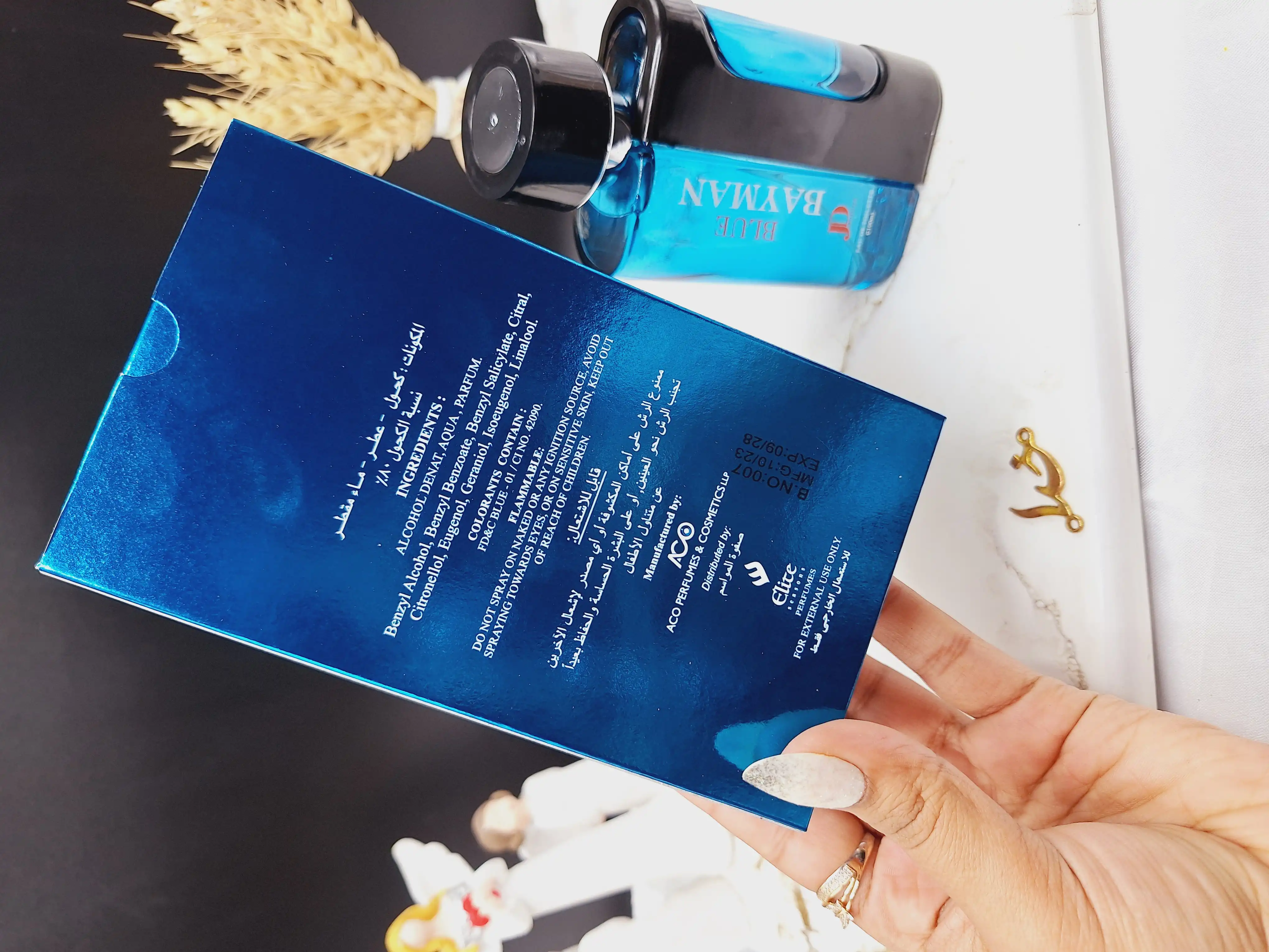 ادکلن مردانه 100 میل برند بلو بای من BLUE BAYMAN اماراتی کد JD_17629