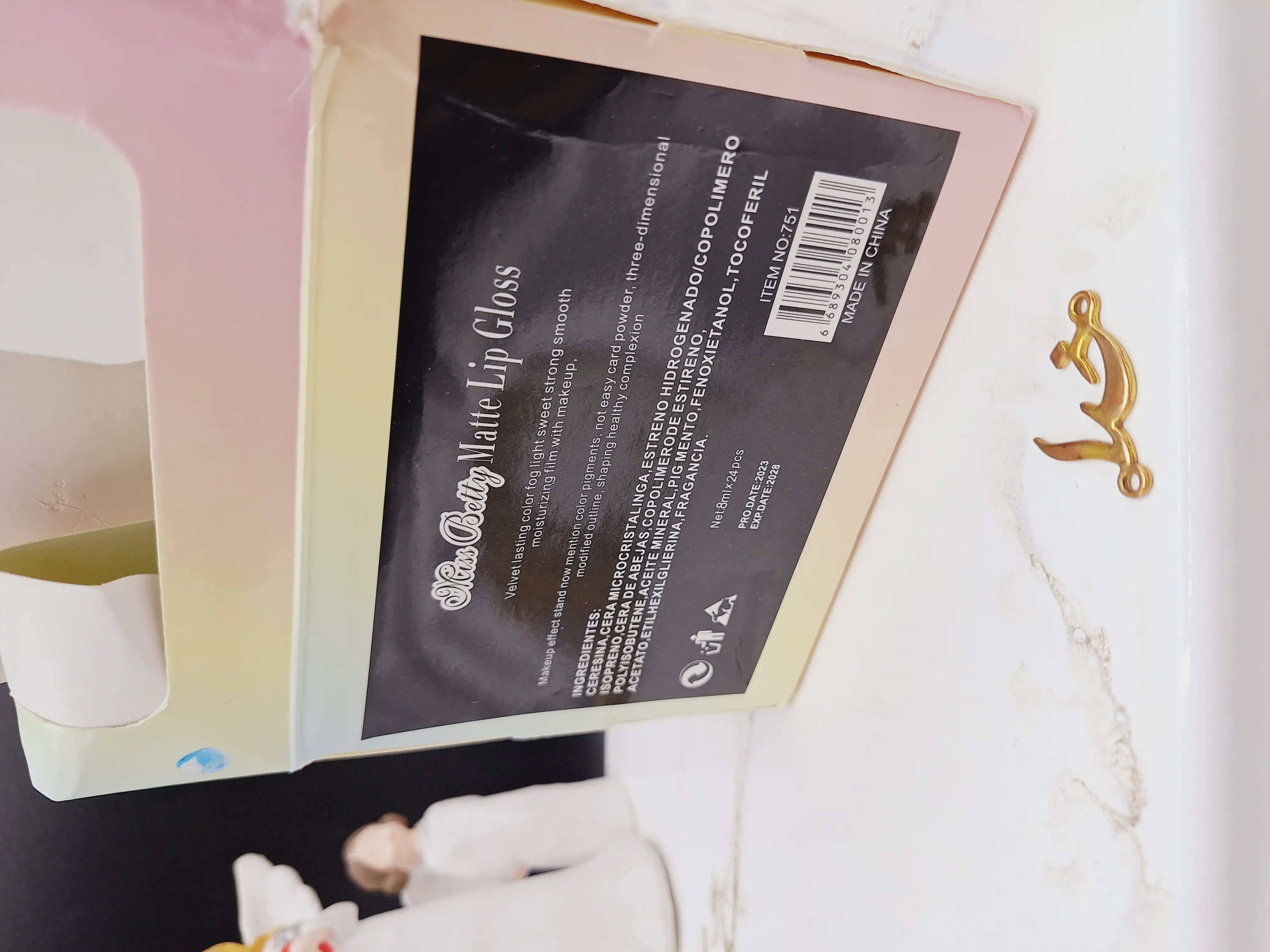 برق لب و حجم دهنده لب آمپولی برند میس بیوتی Miss Betty کد 751