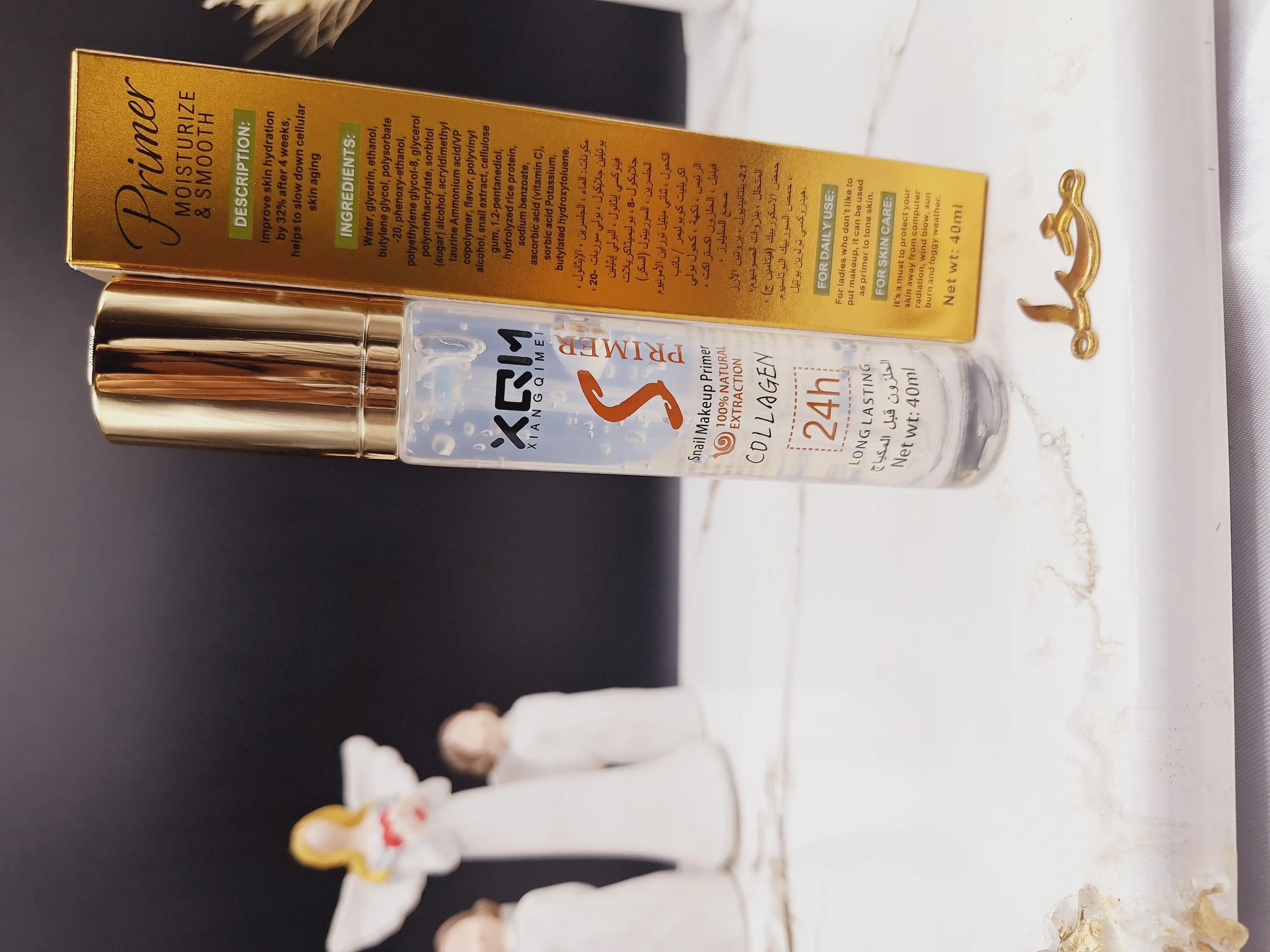 پرایمر 24 ساعته با عصاره حلزون و کلاژن برند XQM کد X2163