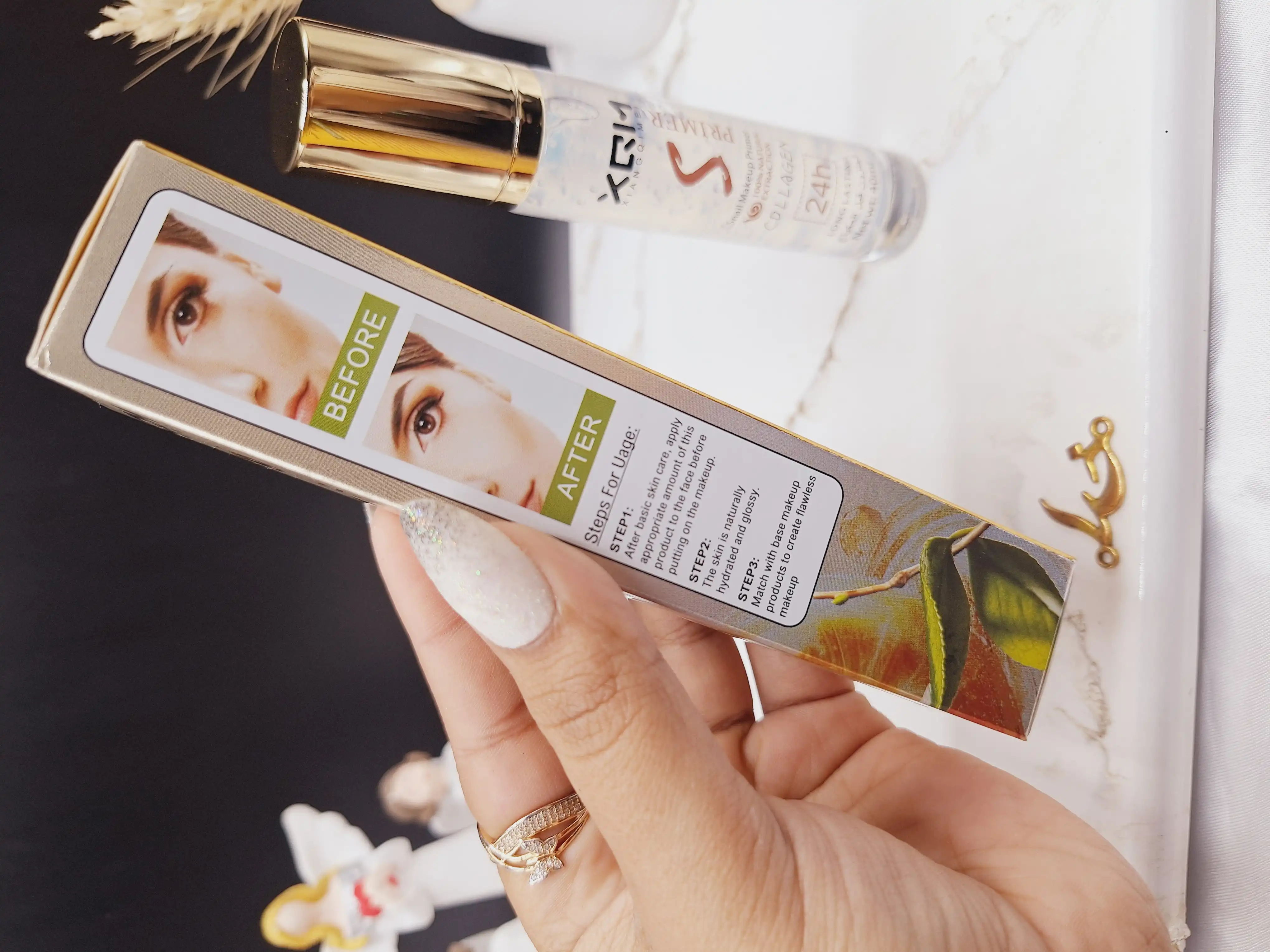 پرایمر 24 ساعته با عصاره حلزون و کلاژن برند XQM کد X2163