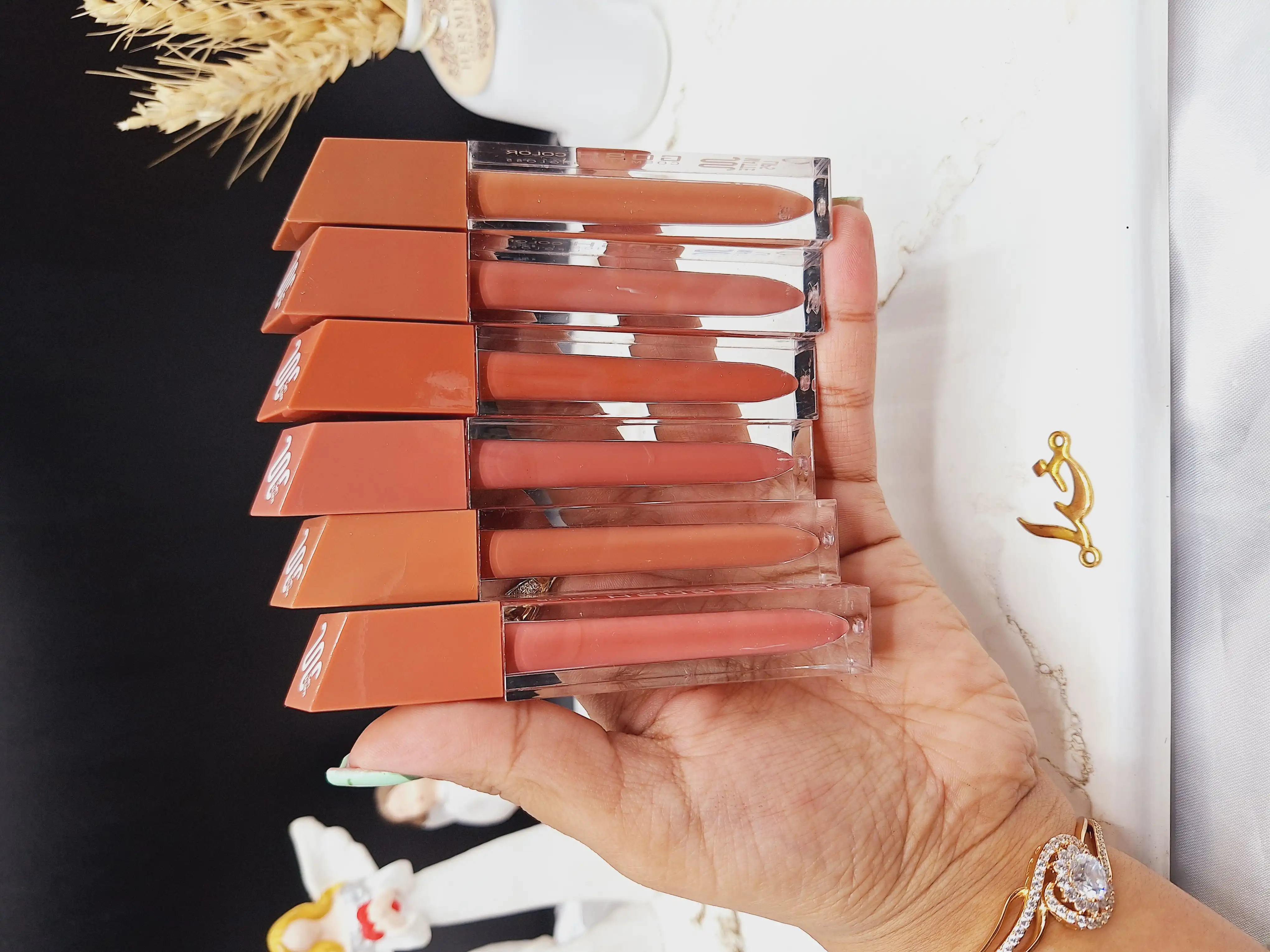 پک 6تایی رژ مایع برند گاش کالر GOSH COLOR کد GG016S