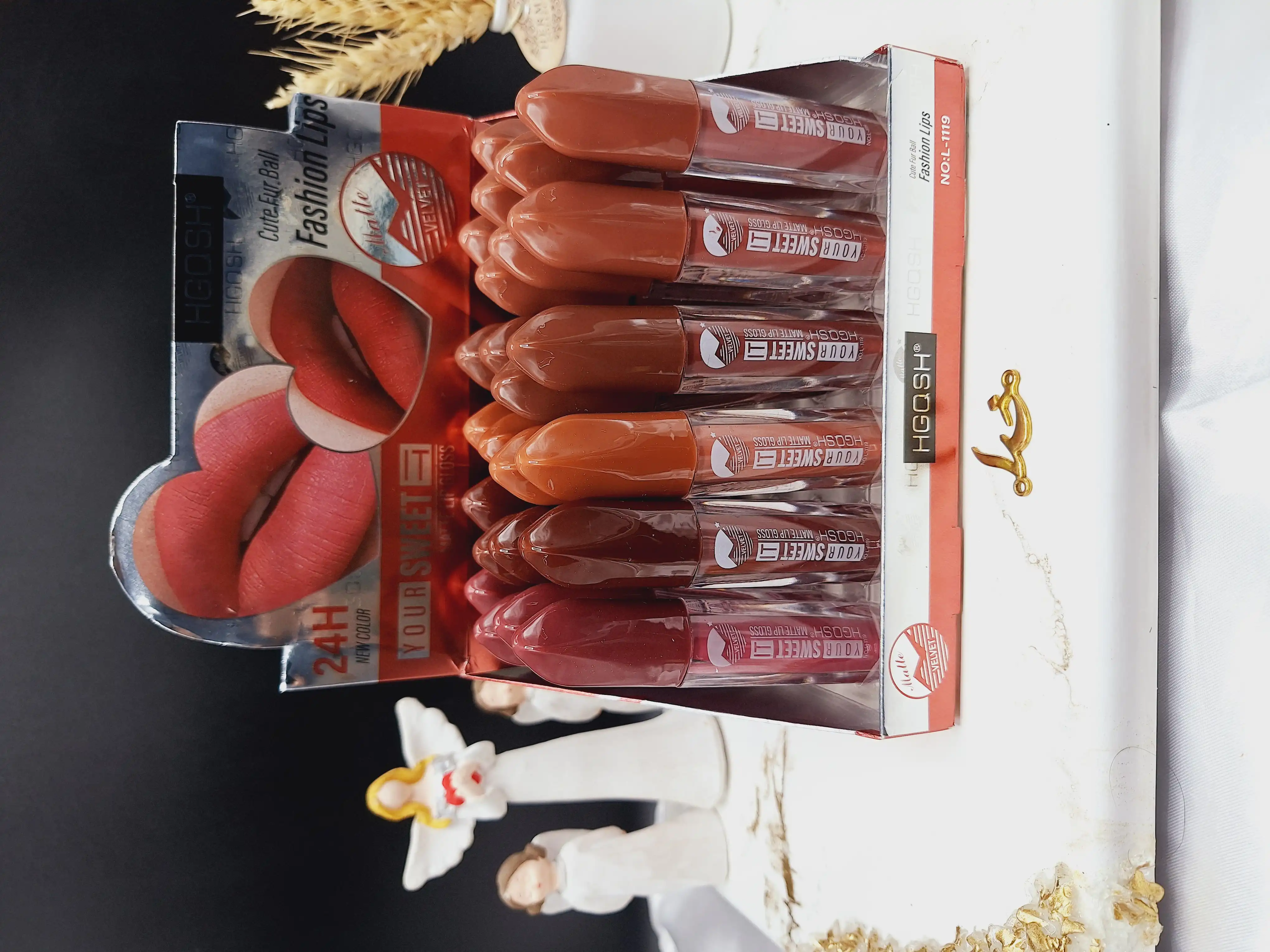 پک 6 تایی رژ مایع 24 ساعته برند هگاش HGOSH کد L_1119