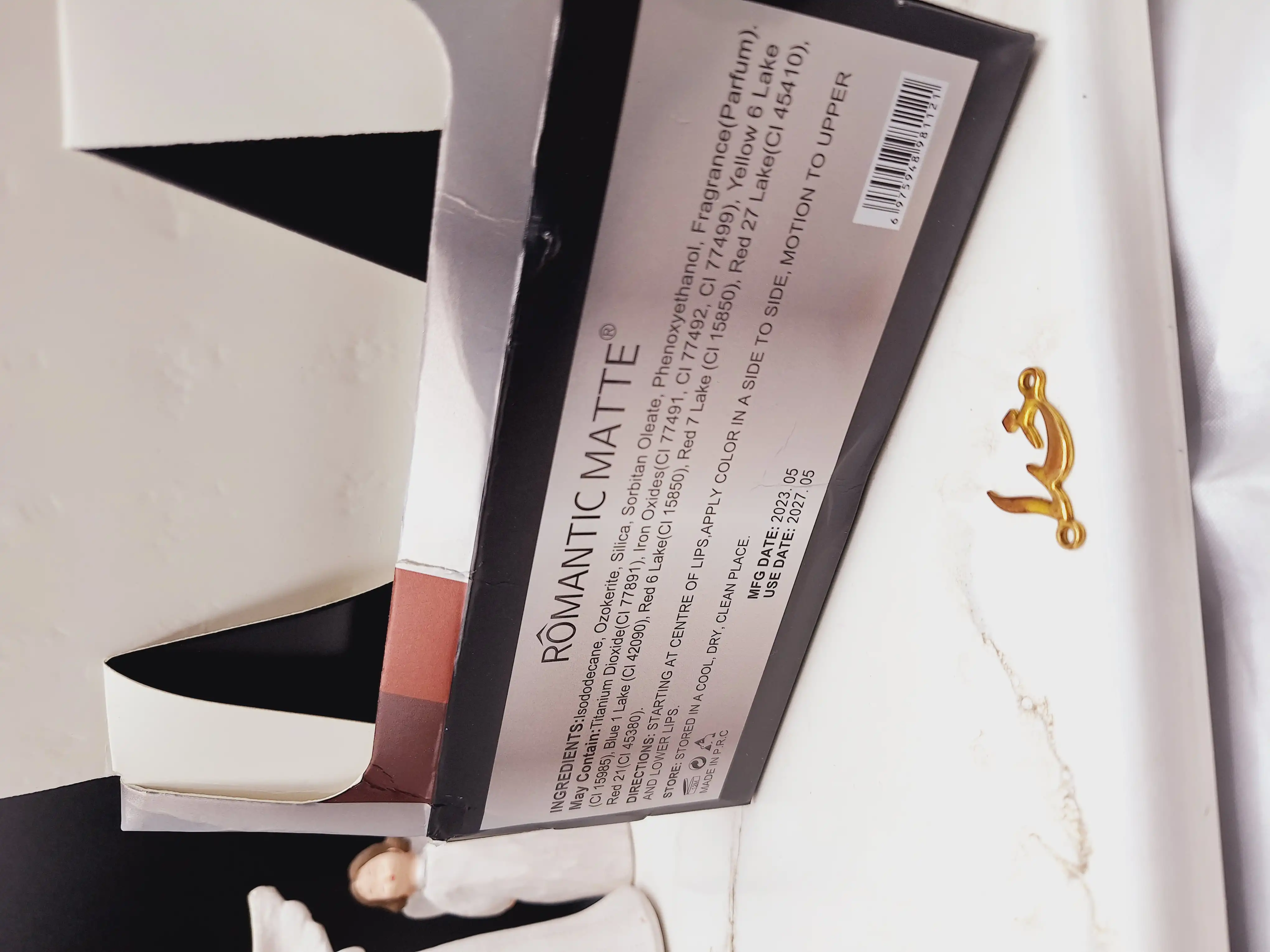 پک 6تایی رژ مایع برند رومانتیک مات ROMANTIC 3 کد RY_1121