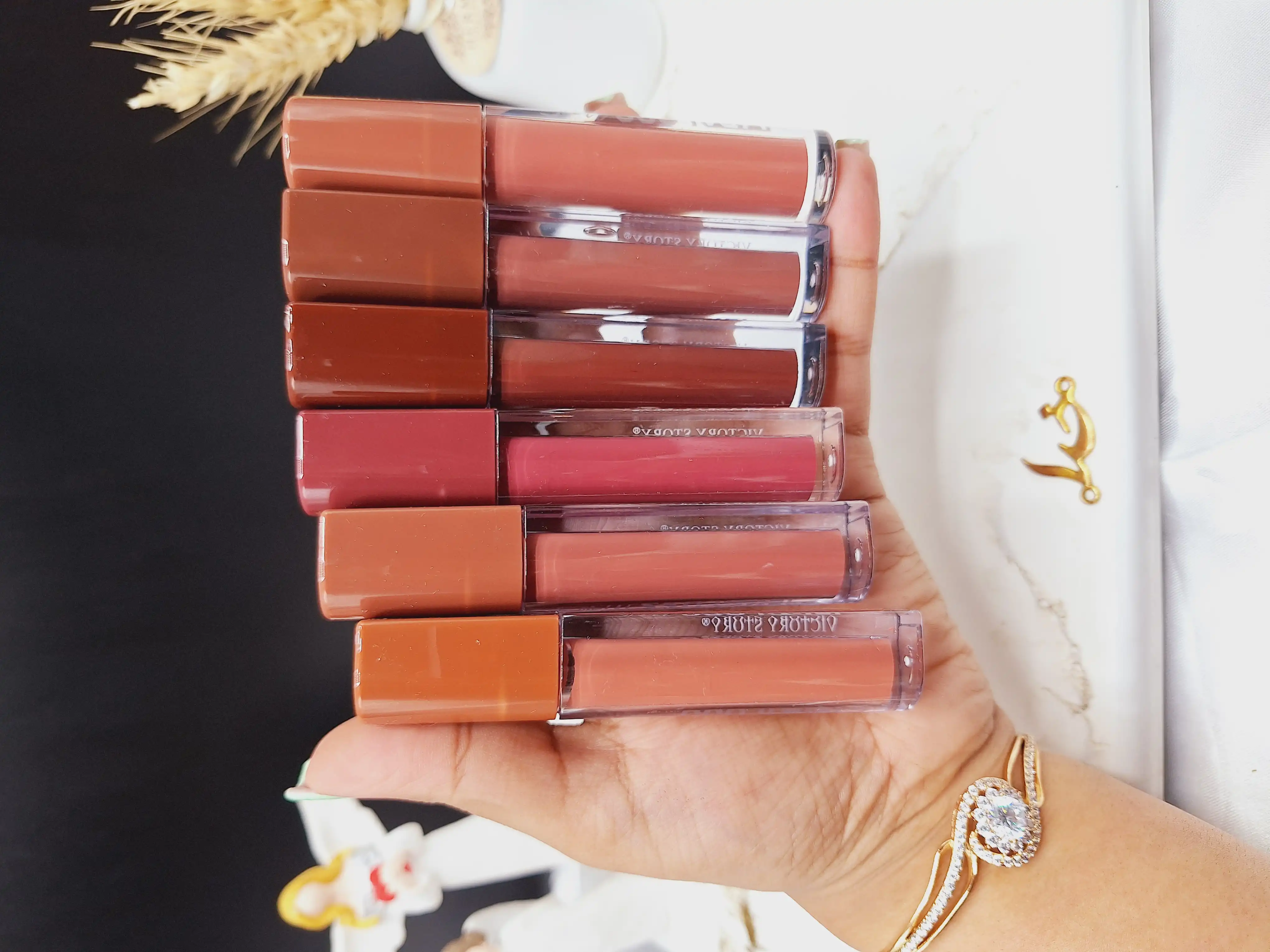 پک 6 تایی رژ مایع برند VICTORY STORY کد L_1123