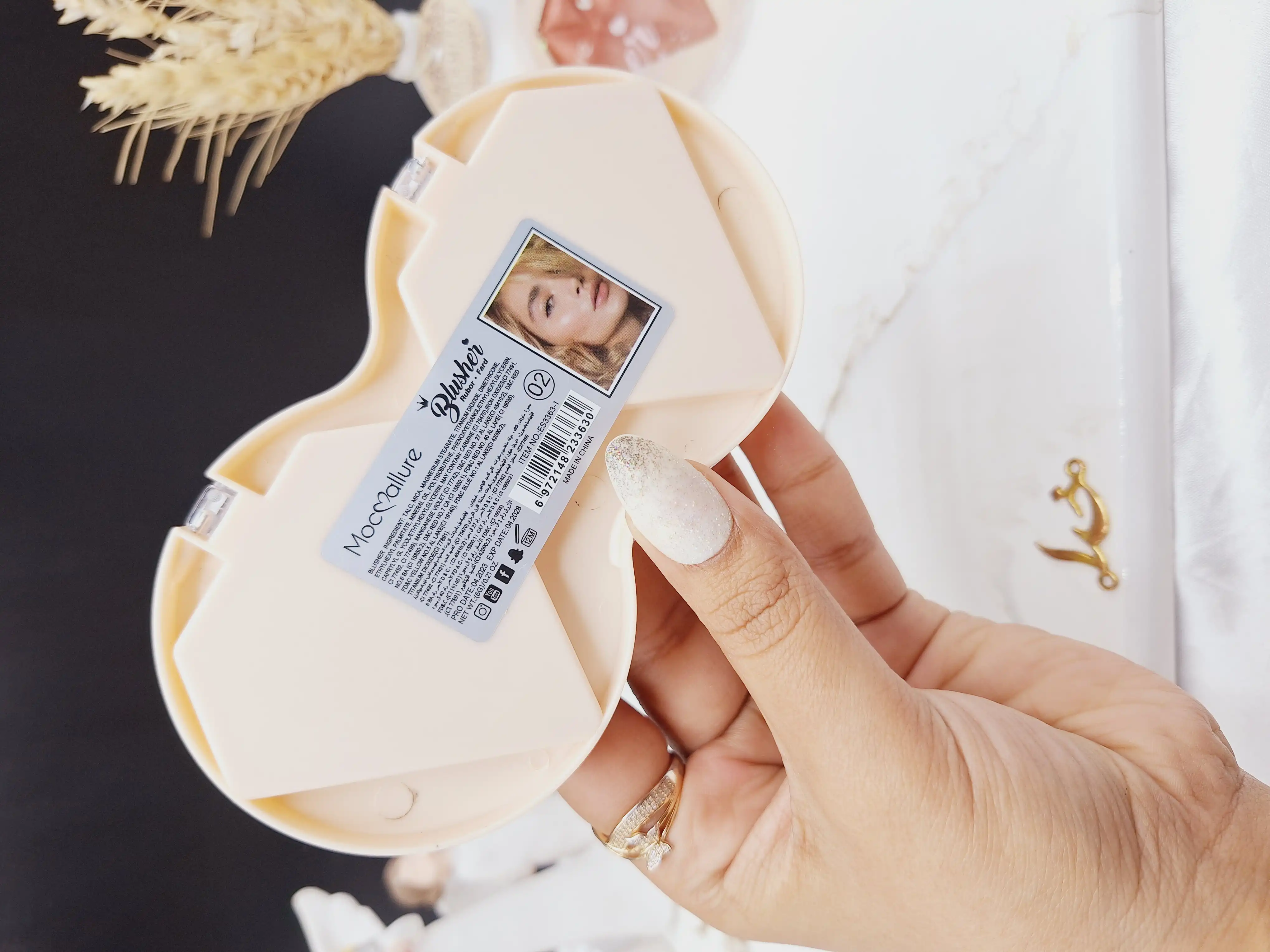 رژ گونه طرح الماس برند موکالر Mocallure کد ES3363_1