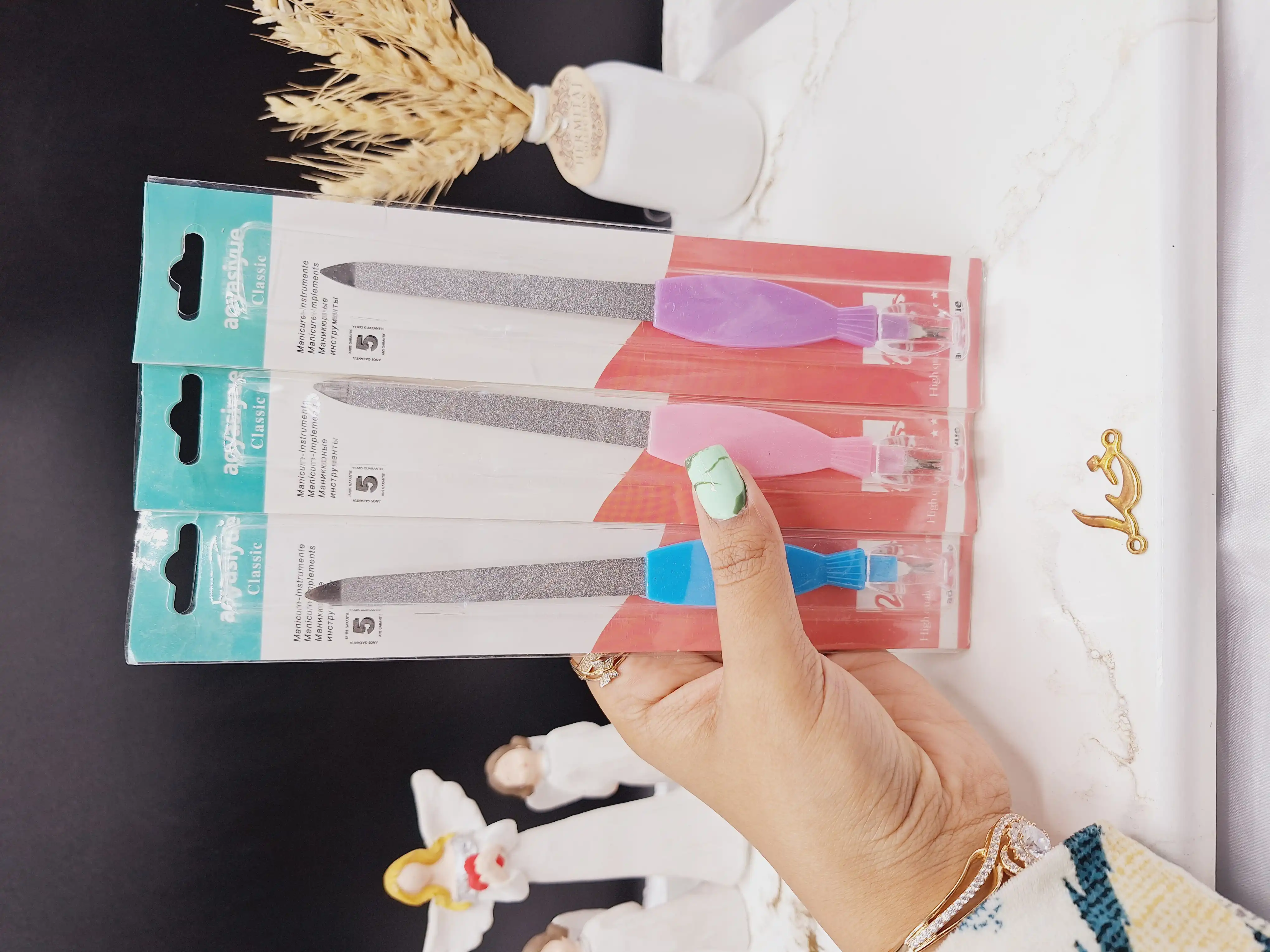 سوهان و گوشه گیر ناخن برند aoyasiyue کد 7713