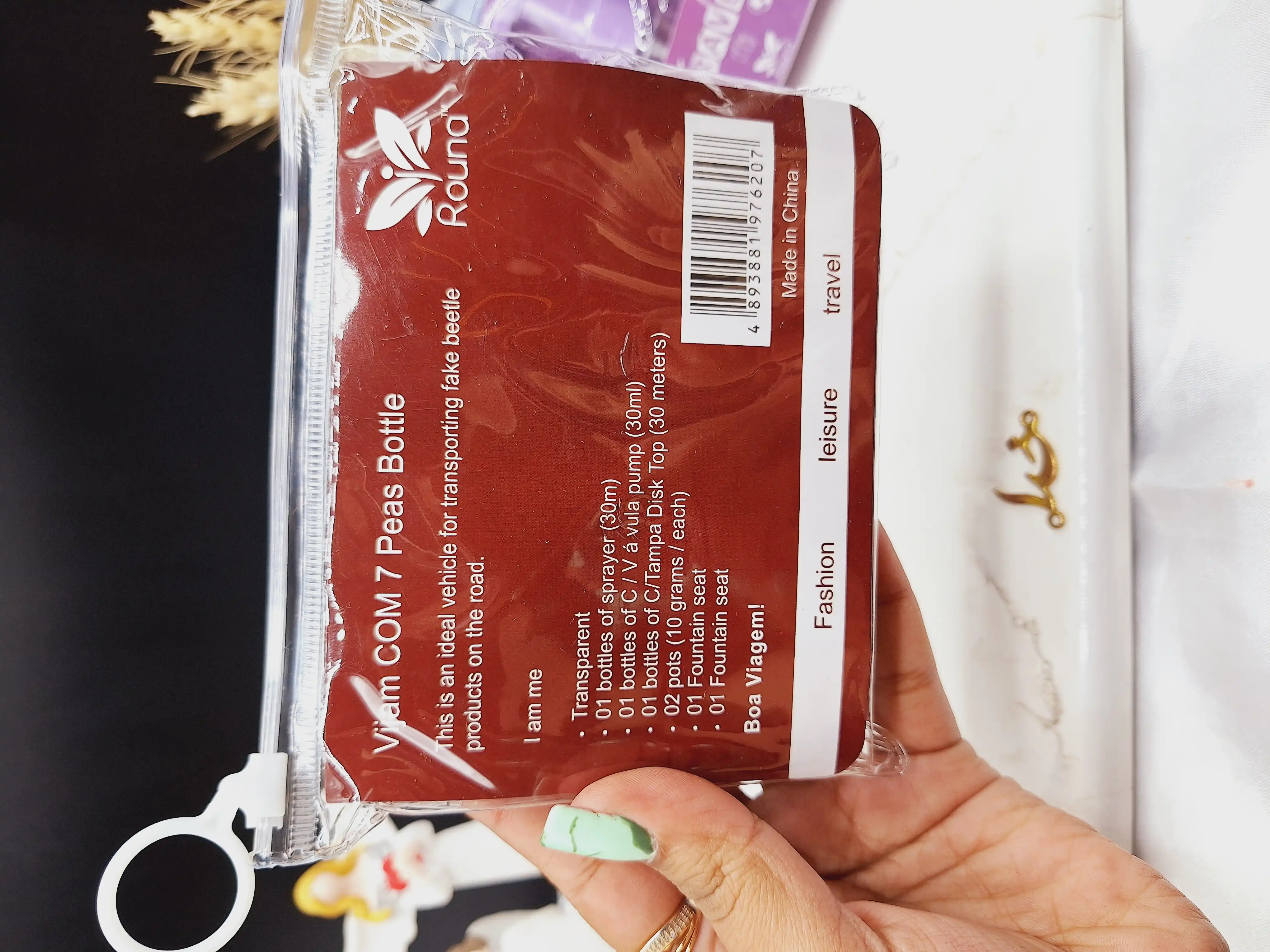 پک مسافرتی آرایشی 5 تکه