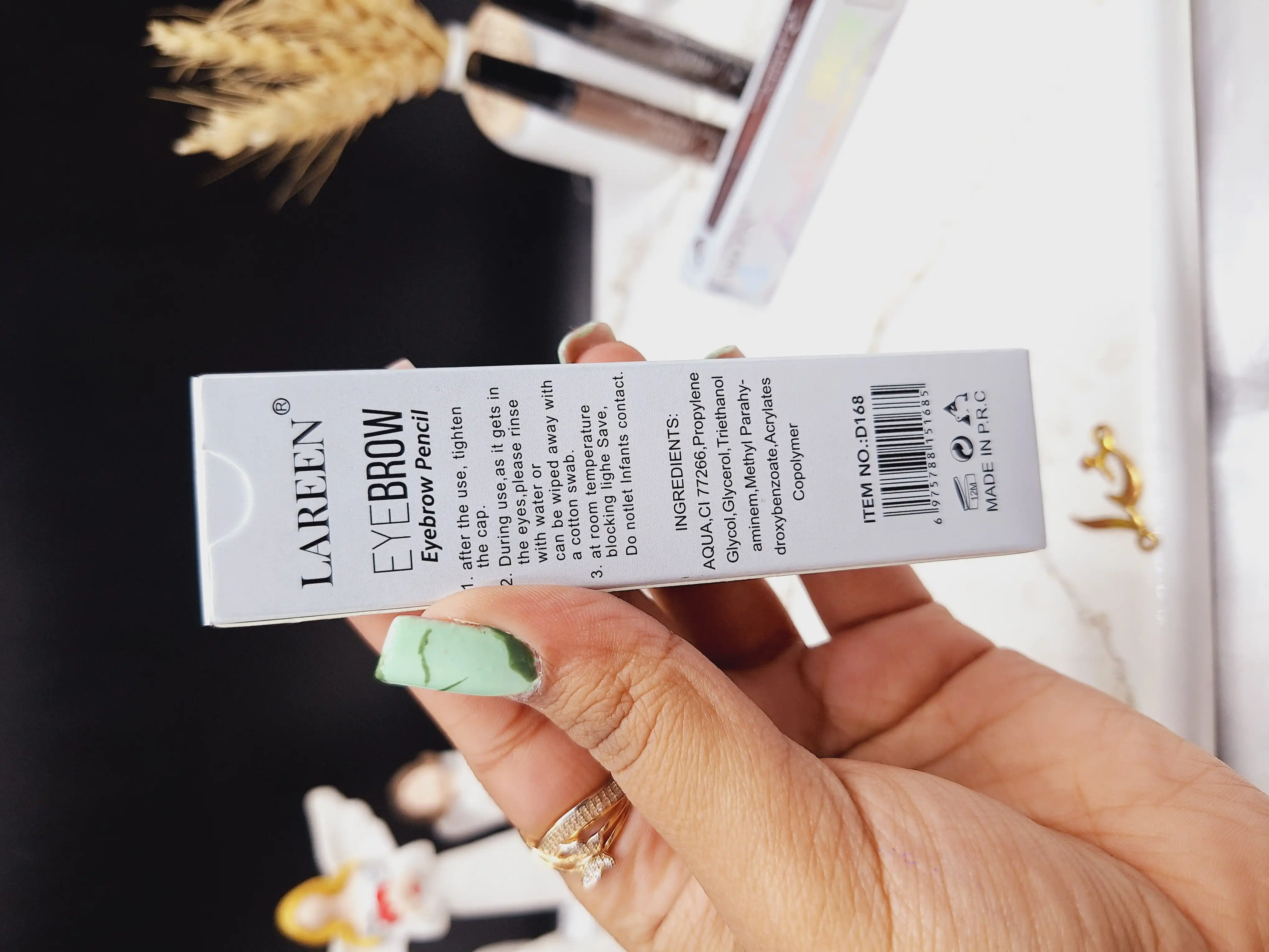 هاشور ابرو 4خط برند لارن LAREEN کد D168