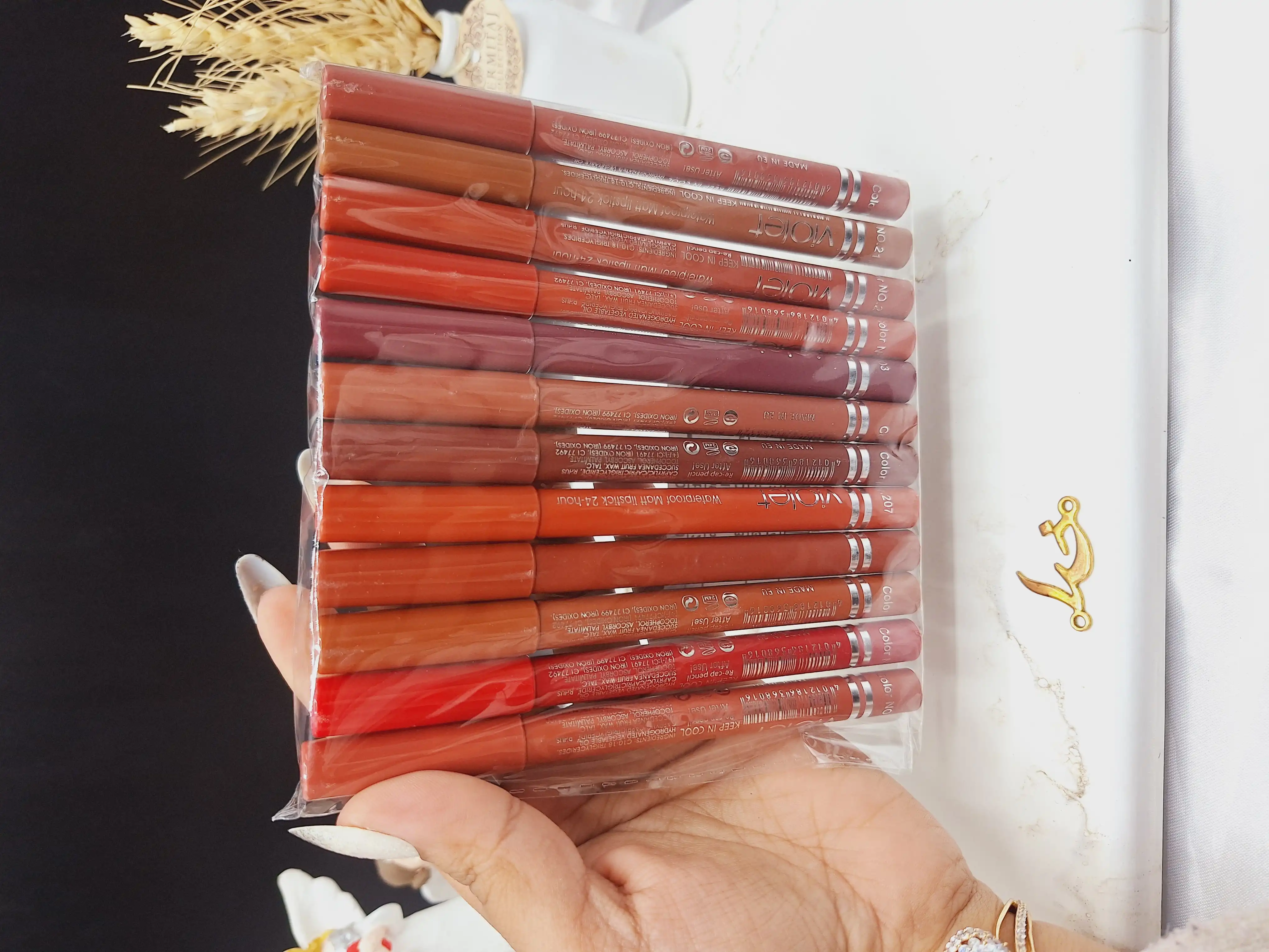 رژ مدادی بدون تراش برند ویولت Vio6 اصلی کد 30145