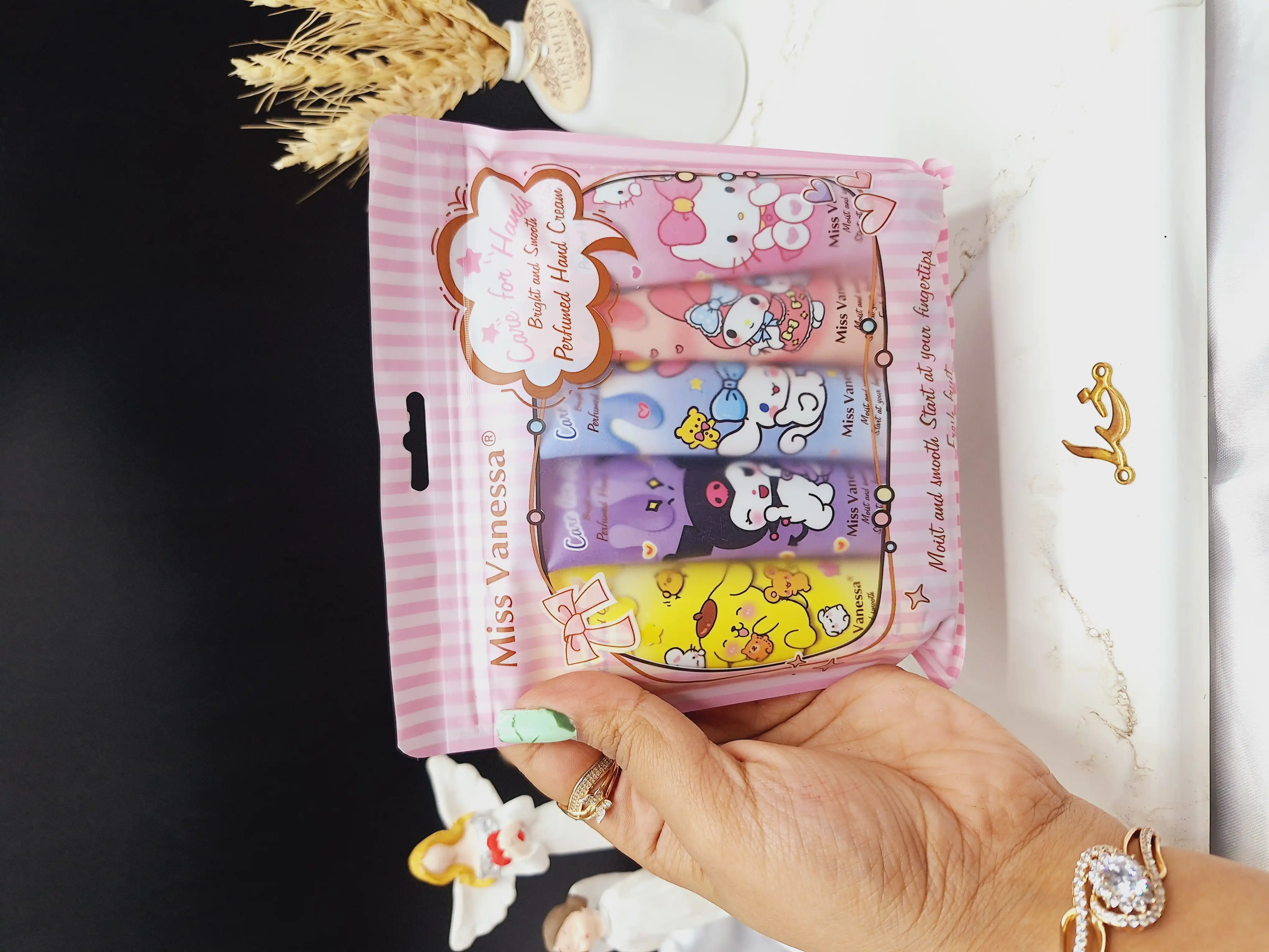 پک 5 عددی کرم دست فانتزی برند Miss Vanessa کد G3138