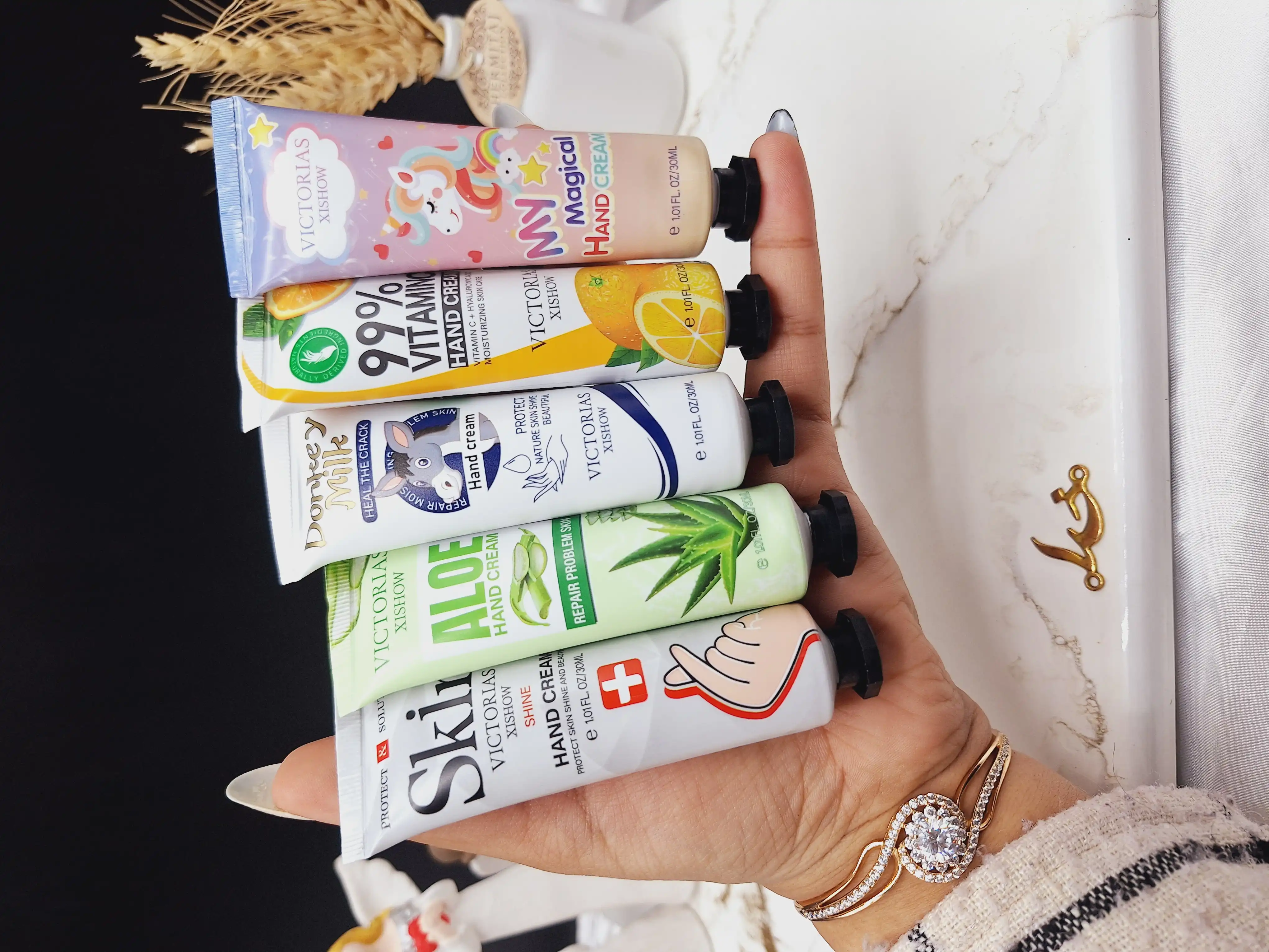 پک 5عددی کرم دست میکس ویتامینه   30 گرم برند ویکتوریا VICTORIAS کد CX7515