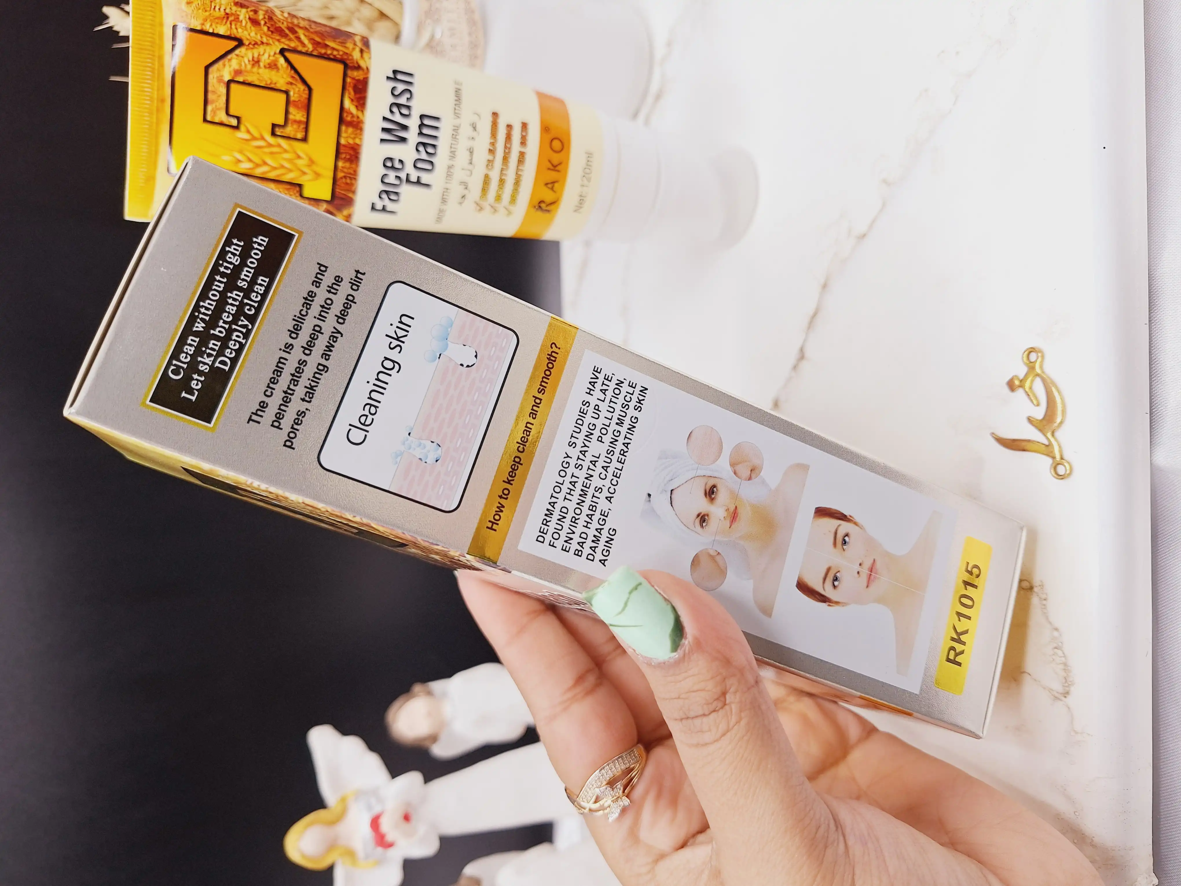 فوم شستشوی براش دار با عصاره گندم  برند راکو RAKO کد RK1015