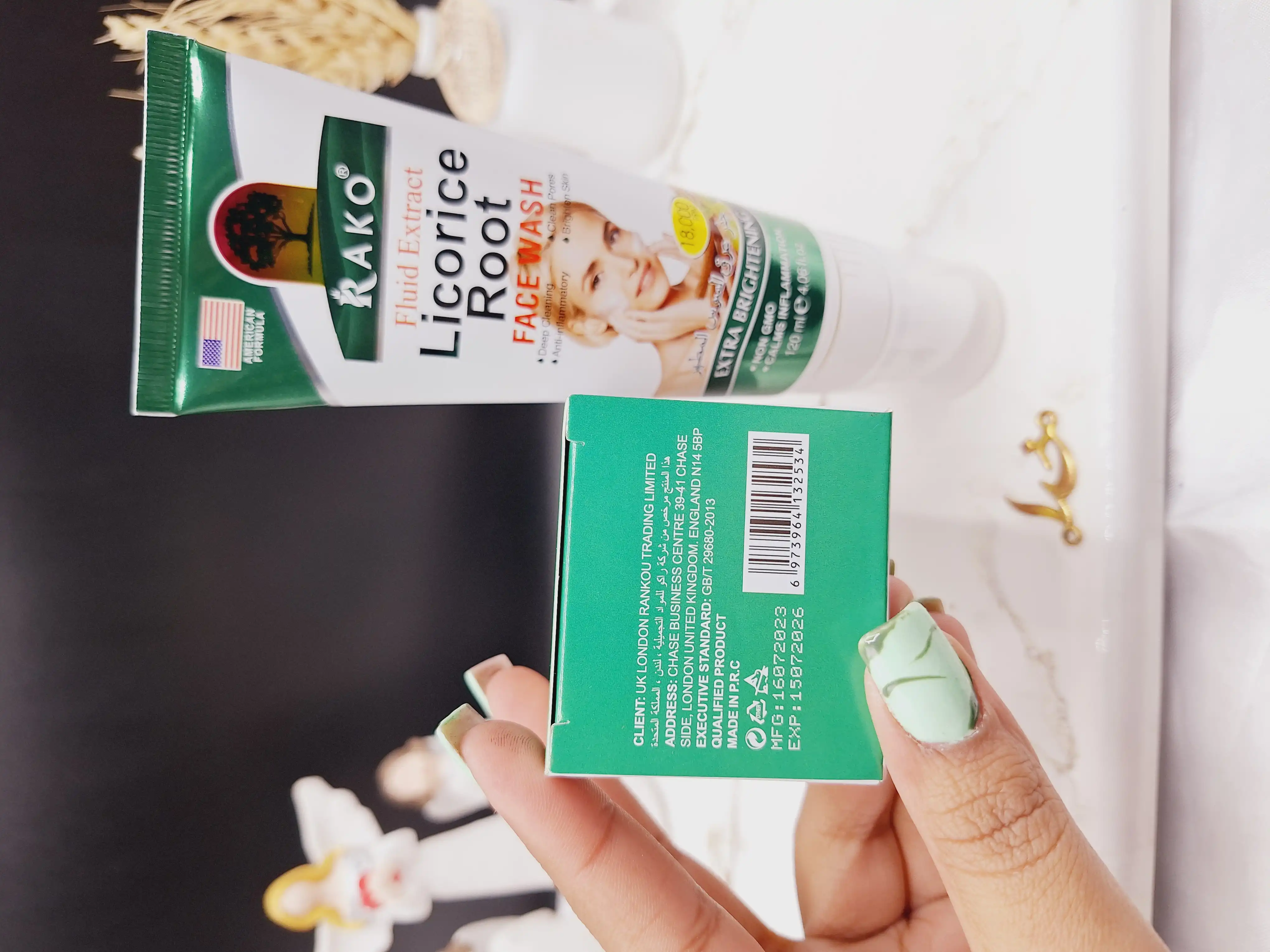 فوم شستشوی براش دار با عصاره شیرین بیان  برند راکو RAKO کد RK1096